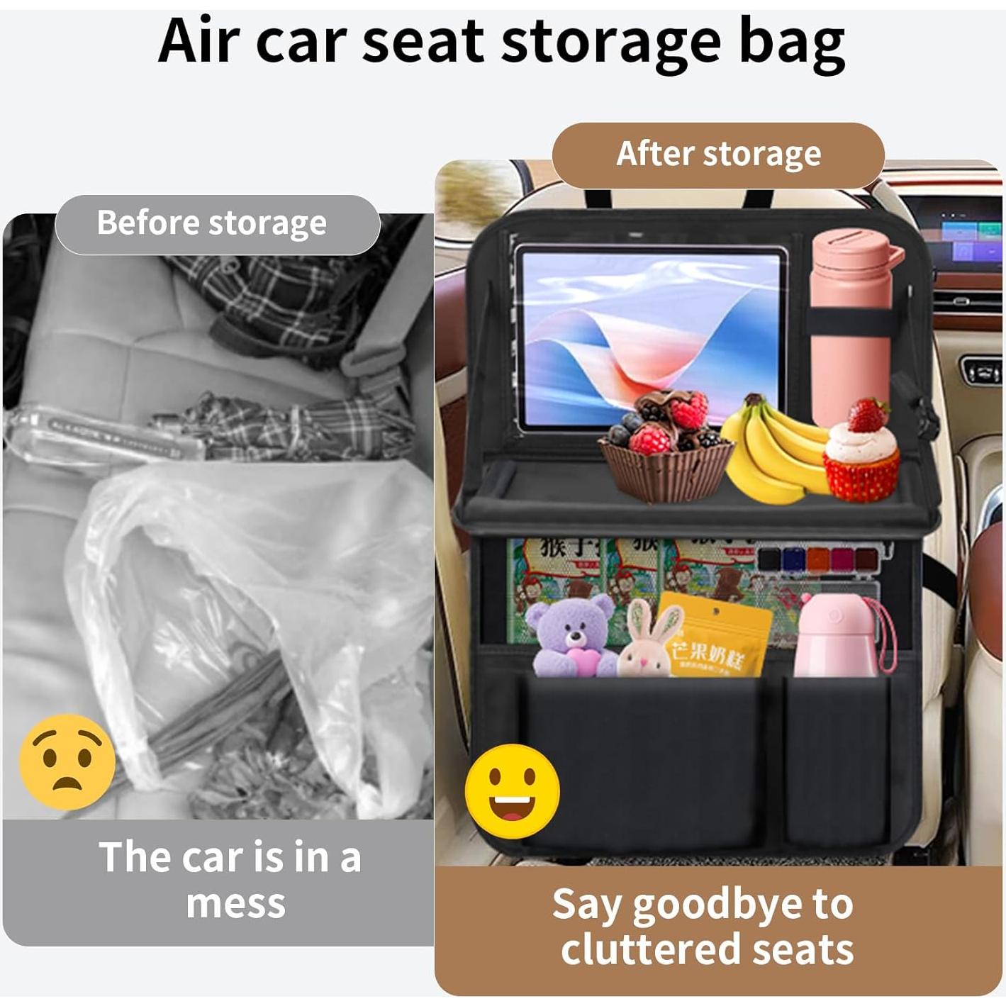 Organizador de Asiento Trasero de Coche TBYUM - 9 Bolsillos