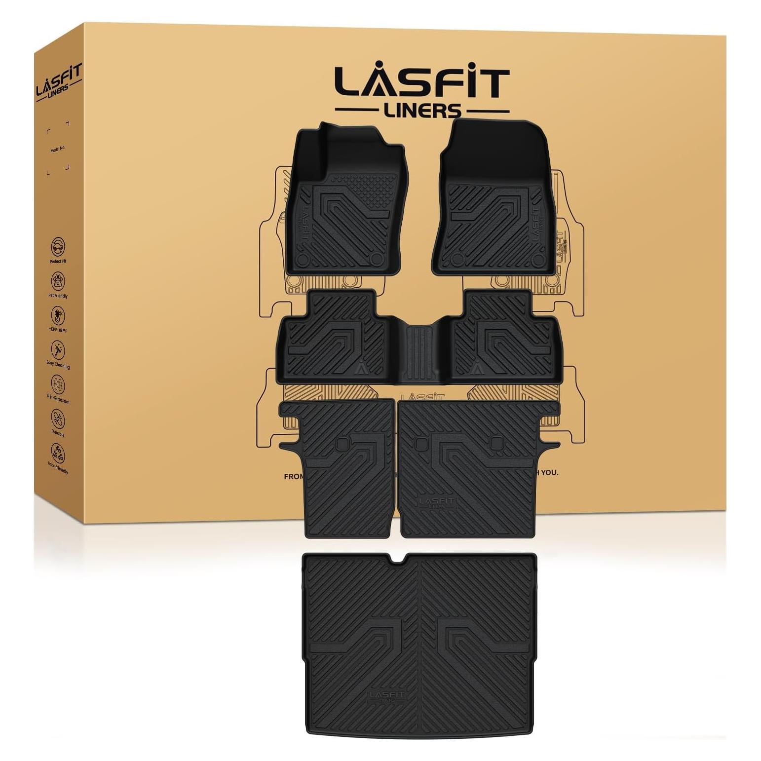 Alfombrillas de Piso LASFIT para Nissan Kicks 2025 TPE Personalizadas