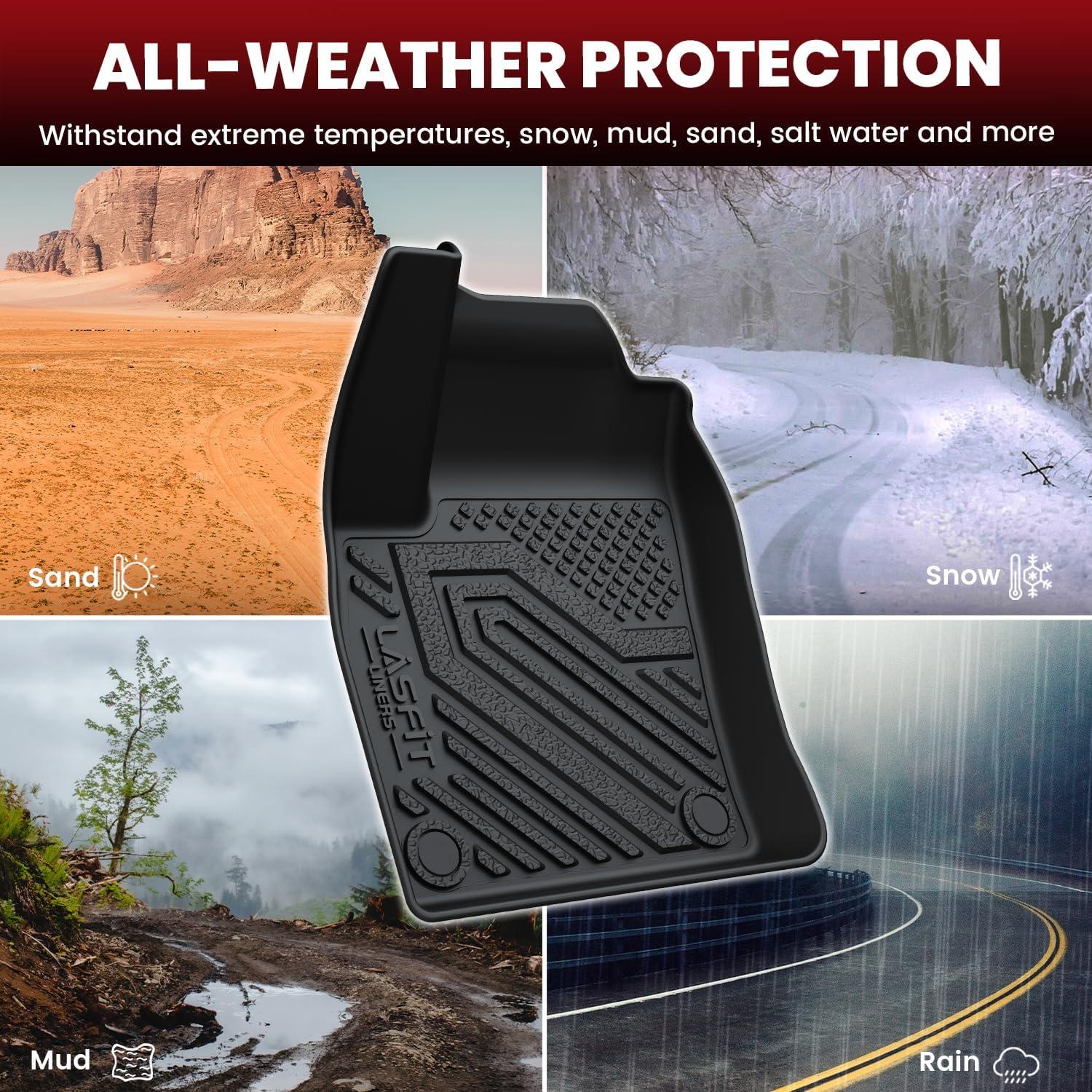 Alfombrillas de Piso LASFIT para Nissan Kicks 2025 TPE Personalizadas