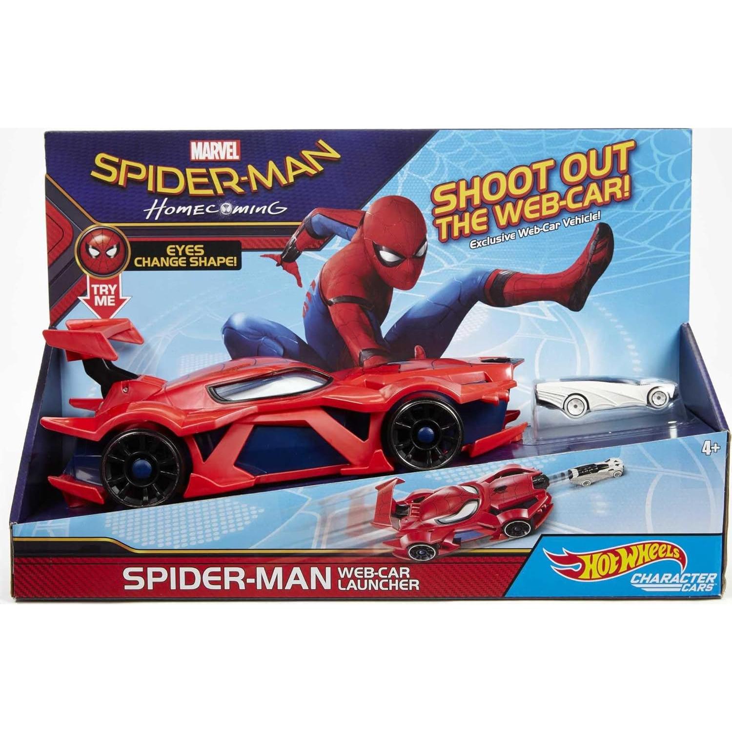 Lanzador de Coche Web Spider-Man Hot Wheels FDM61 0,45 kg
