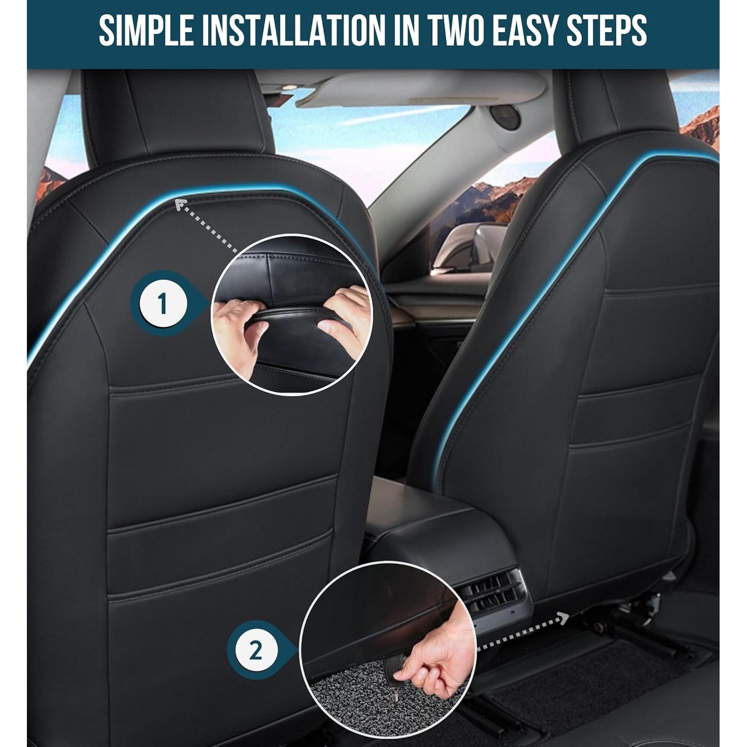 Protector de respaldo de asiento STARFLY para Tesla Model 3/Y 2024-2025