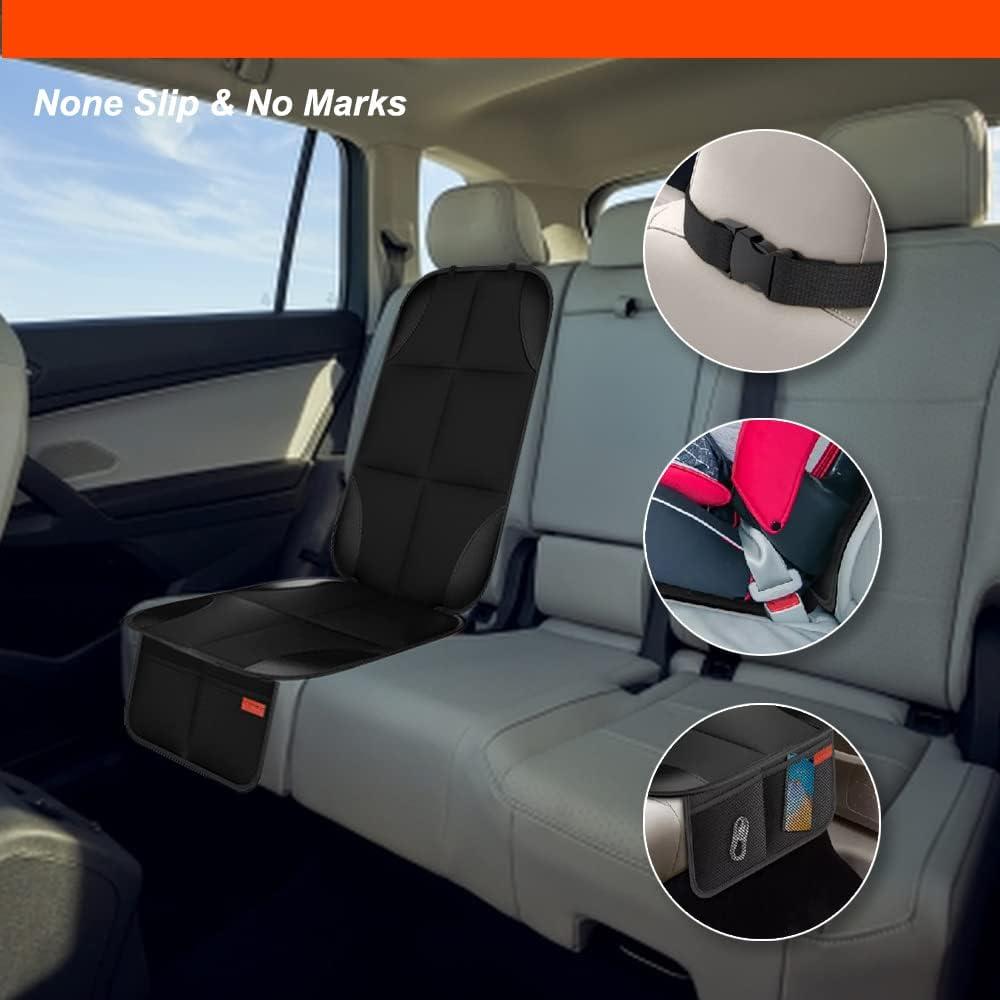 Protector de Asiento de Coche Luckybay 2-en-1 con Organizador