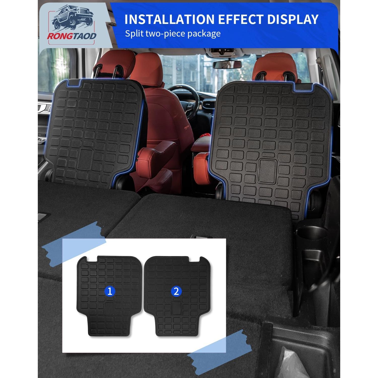 Protector de Asiento Trasero Rongtaod para Ford Explorer 2020-2025