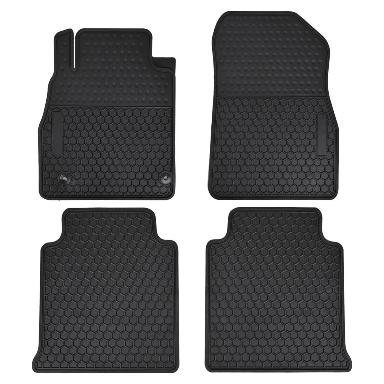 Alfombrillas de Piso Megiteller para Nissan Kicks 2018-2024 Negras