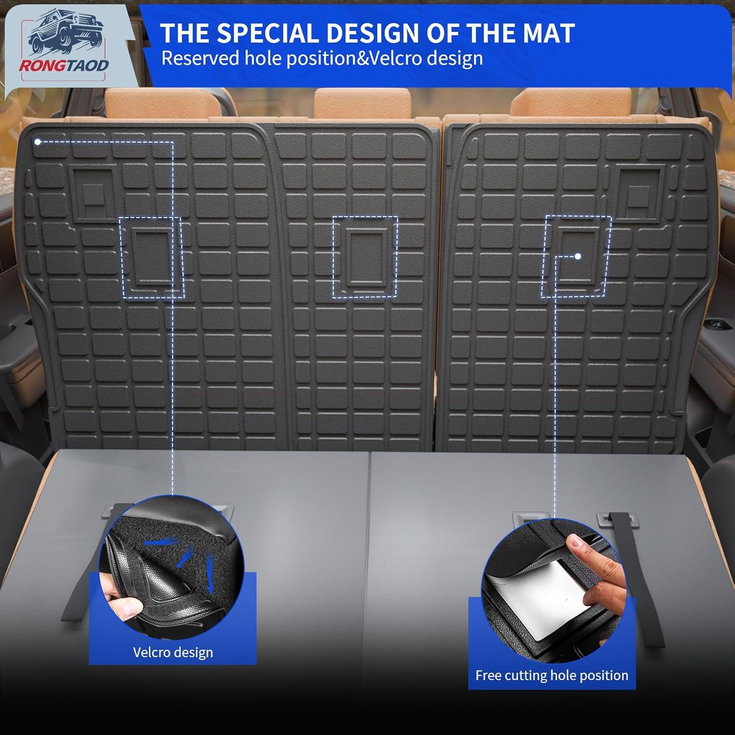 Mats de Patada Rongtaod para Hyundai Santa Fe 2024-2025