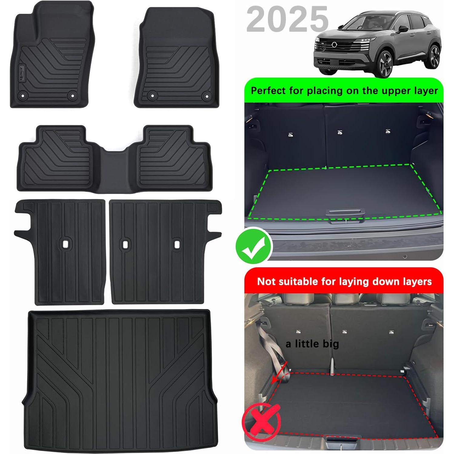 Alfombrillas de Piso y Maletero AltraVos para Nissan Kicks 2025-2026