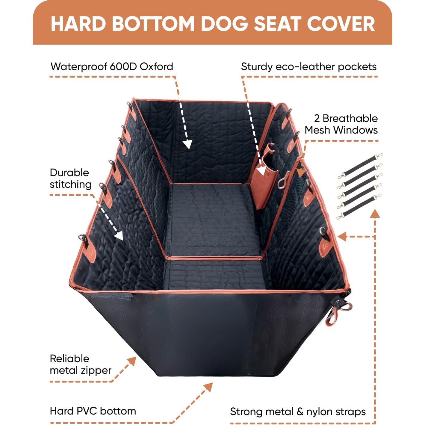 Funda de Asiento para Perros Owleys - Hamaca Impermeable 53x52cm