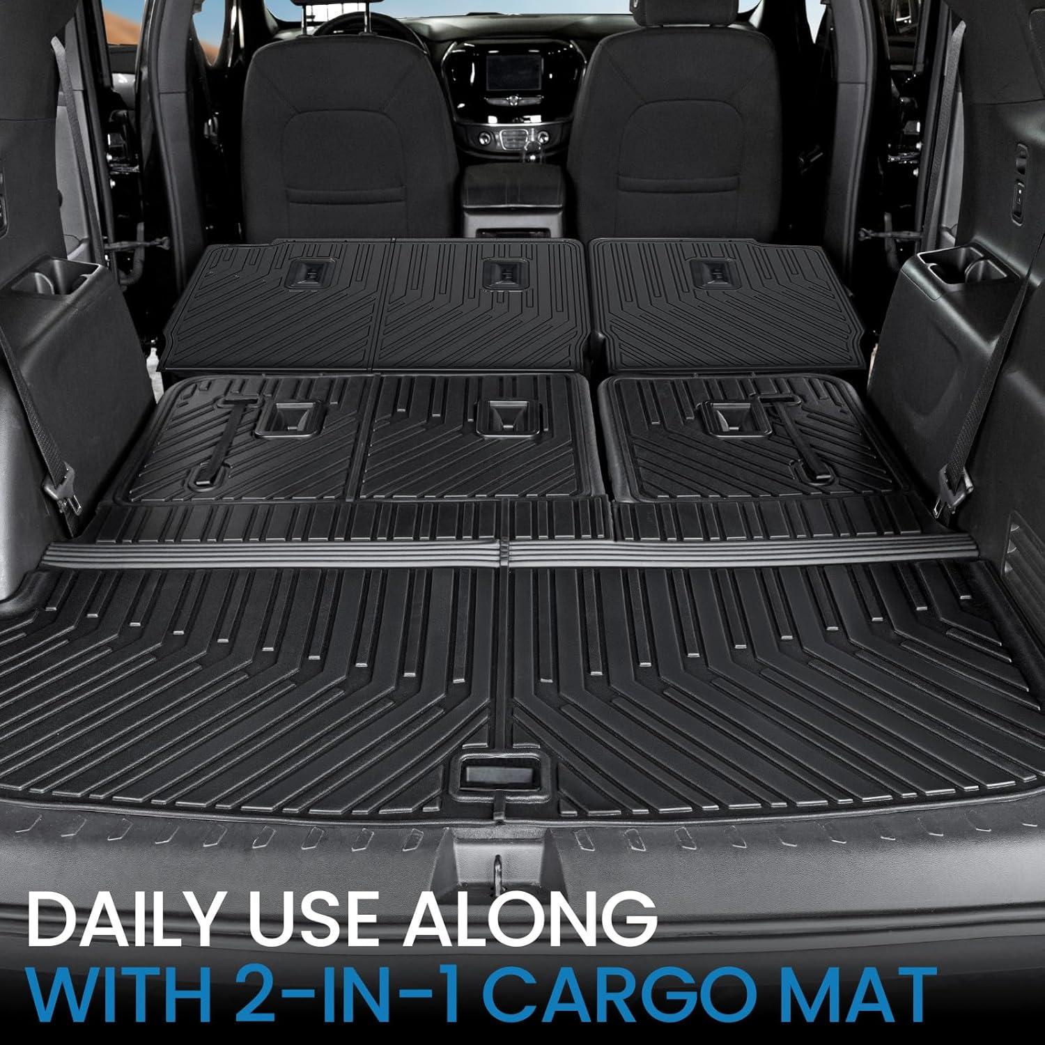 Alfombrillas de respaldo para Chevrolet Traverse 2018-2023 JOULARISE