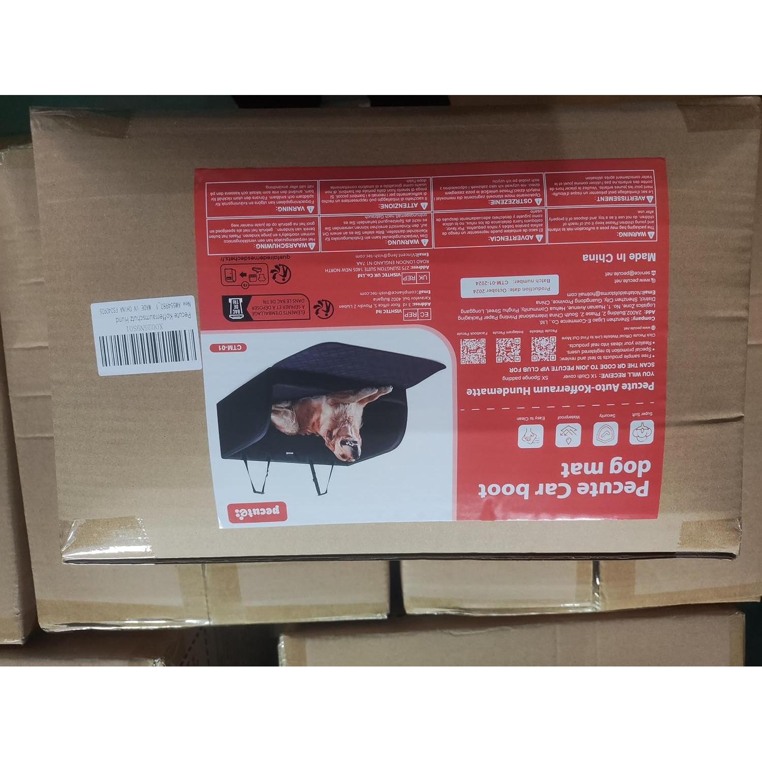 Funda de Carga SUV Pecute Acolchada Impermeable Negra 68.8x96.5cm