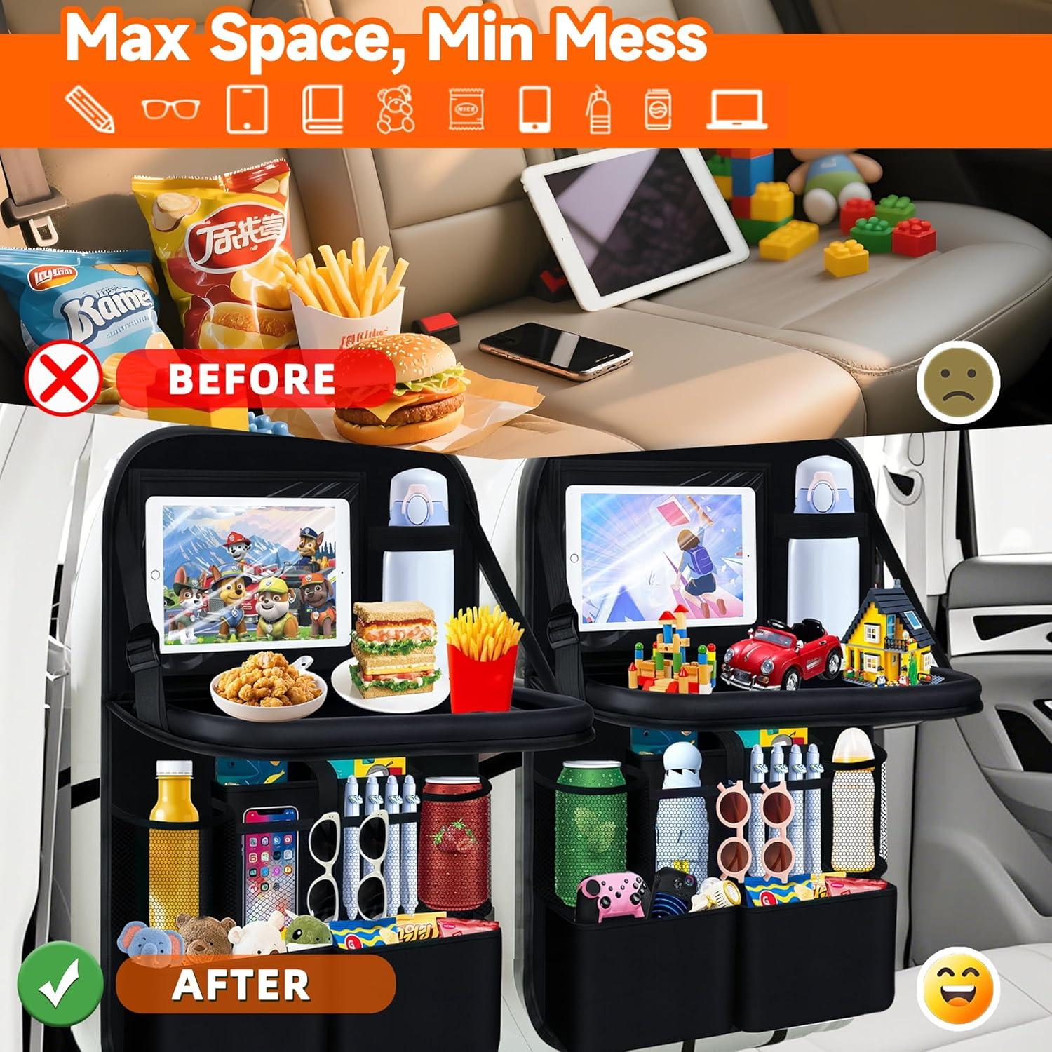 Organizador de Asiento Trasero AIUSLN 11+2 Bolsillos Plegable