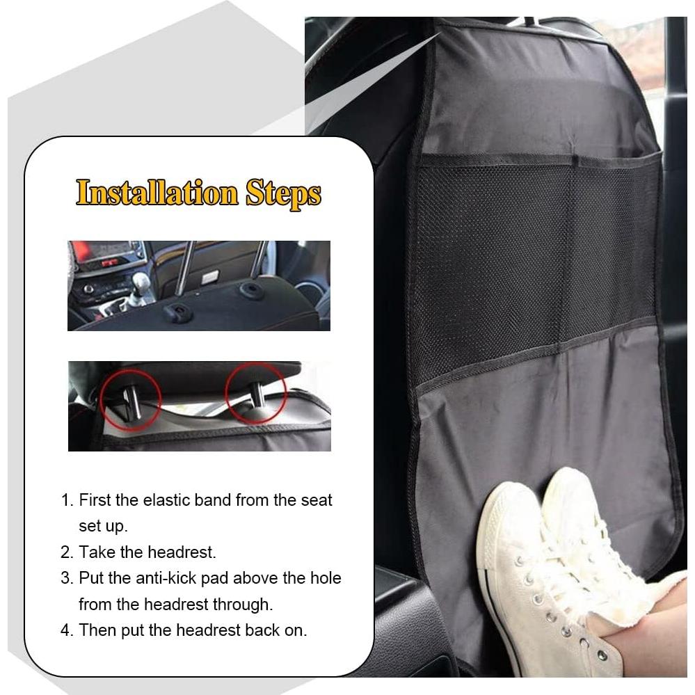 Protector de Asiento Trasero Deemars con Organizador Impermeable