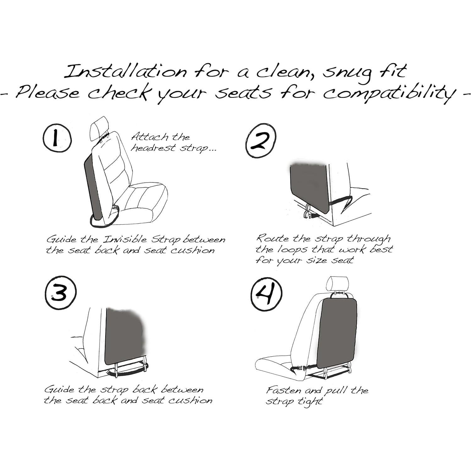 Mats de Patada Premium TIKE SMART - Paquete de 2 Beige Claro