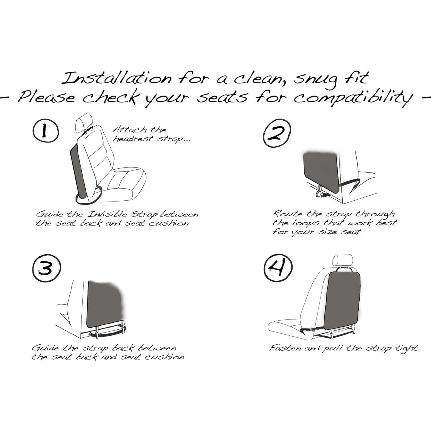 Mats de Patada Premium TIKE SMART - Paquete de 2 Beige Claro