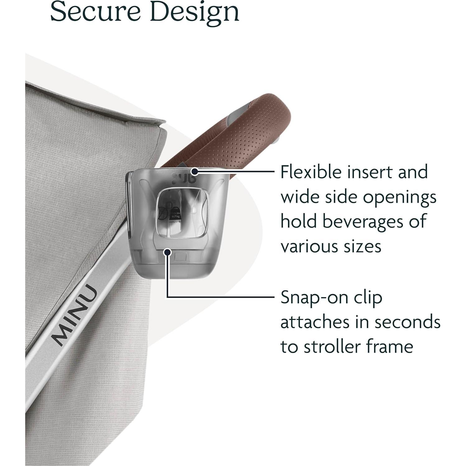 Soporte para Tazas UPPAbaby para Carritos Vista y Cruz - Gris