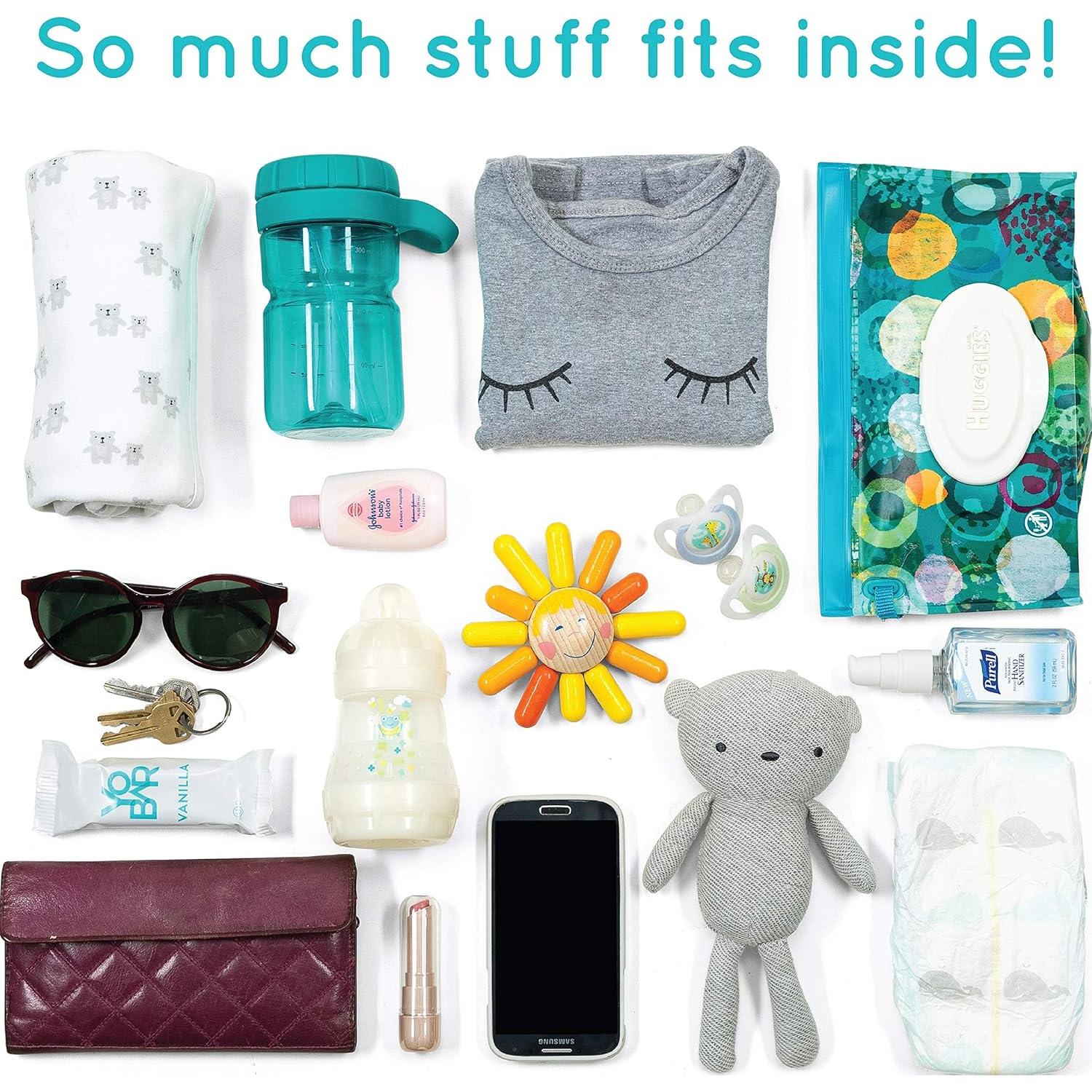 Organizador de Cochecito Swanoo Negro con Soporte para Vaso