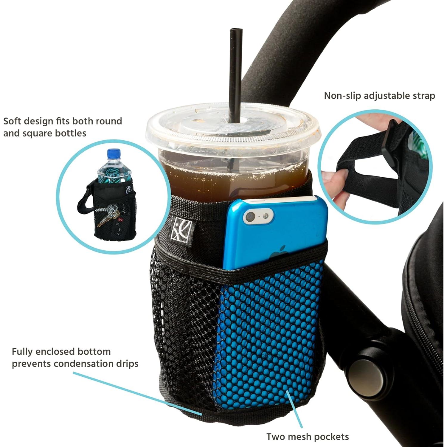 Soporte Universal para Tazas J.L. Childress - Negro, Aislado