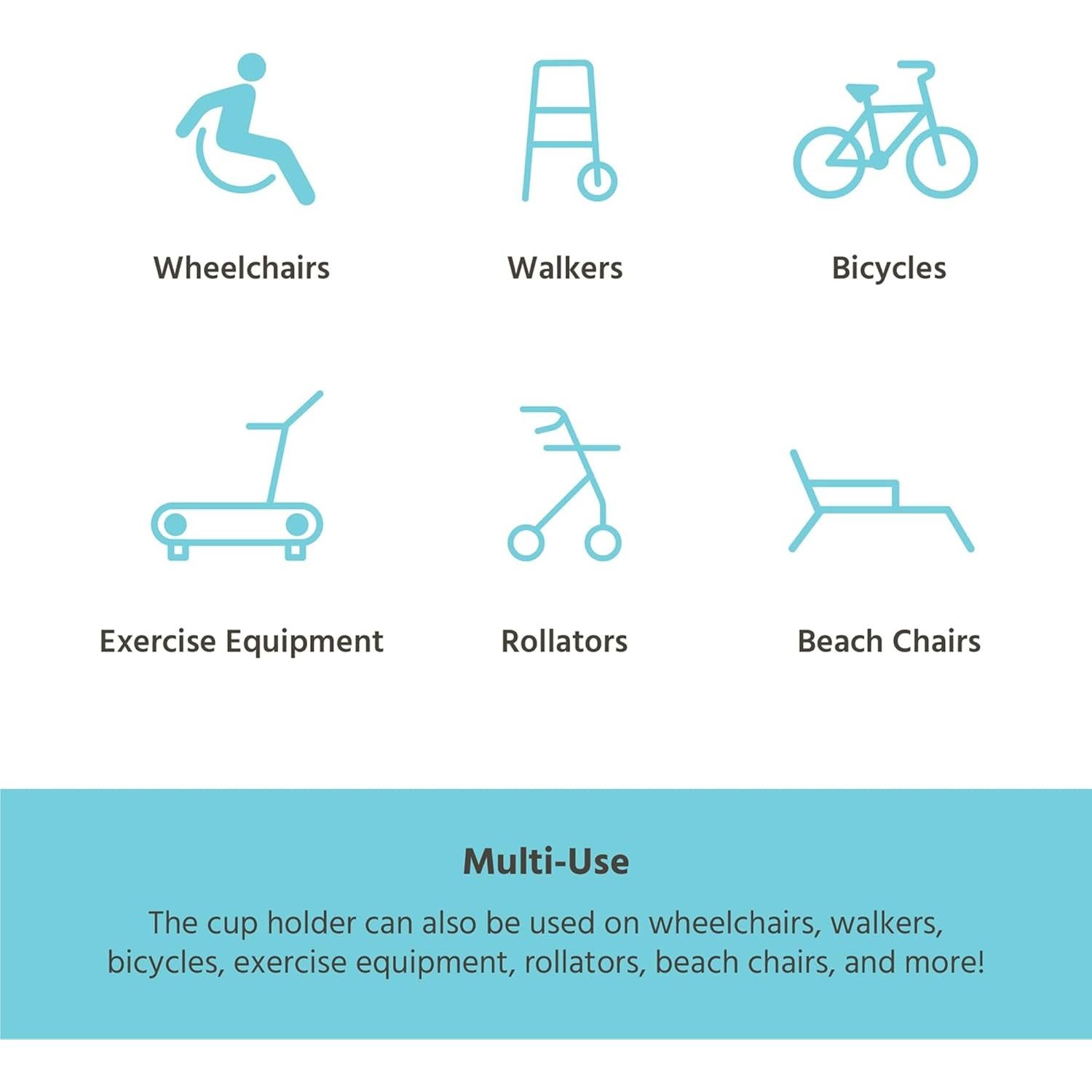 Soporte Universal para Tazas J.L. Childress - Negro, Aislado