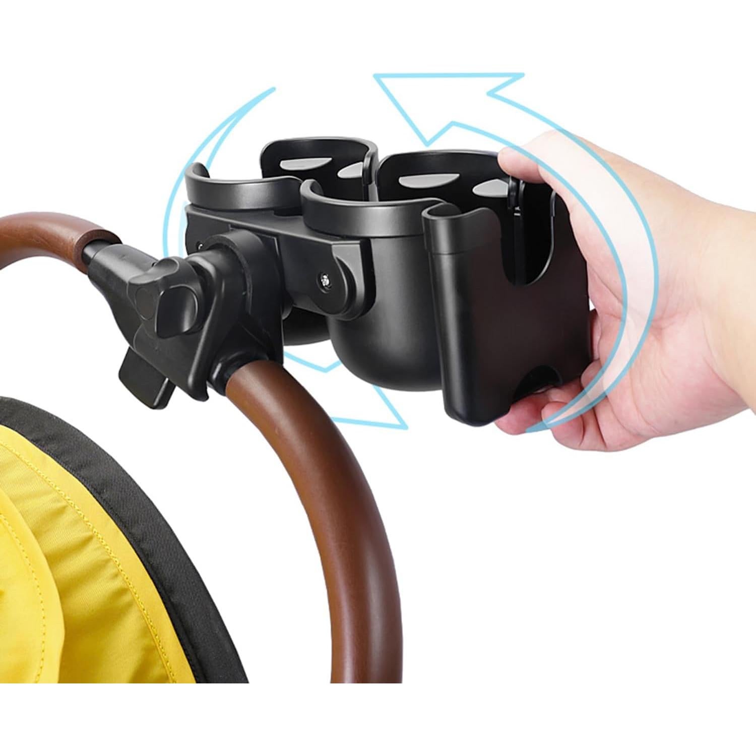 Soporte para Tazas de Cochecito WedFeir 3 en 1 con Teléfono