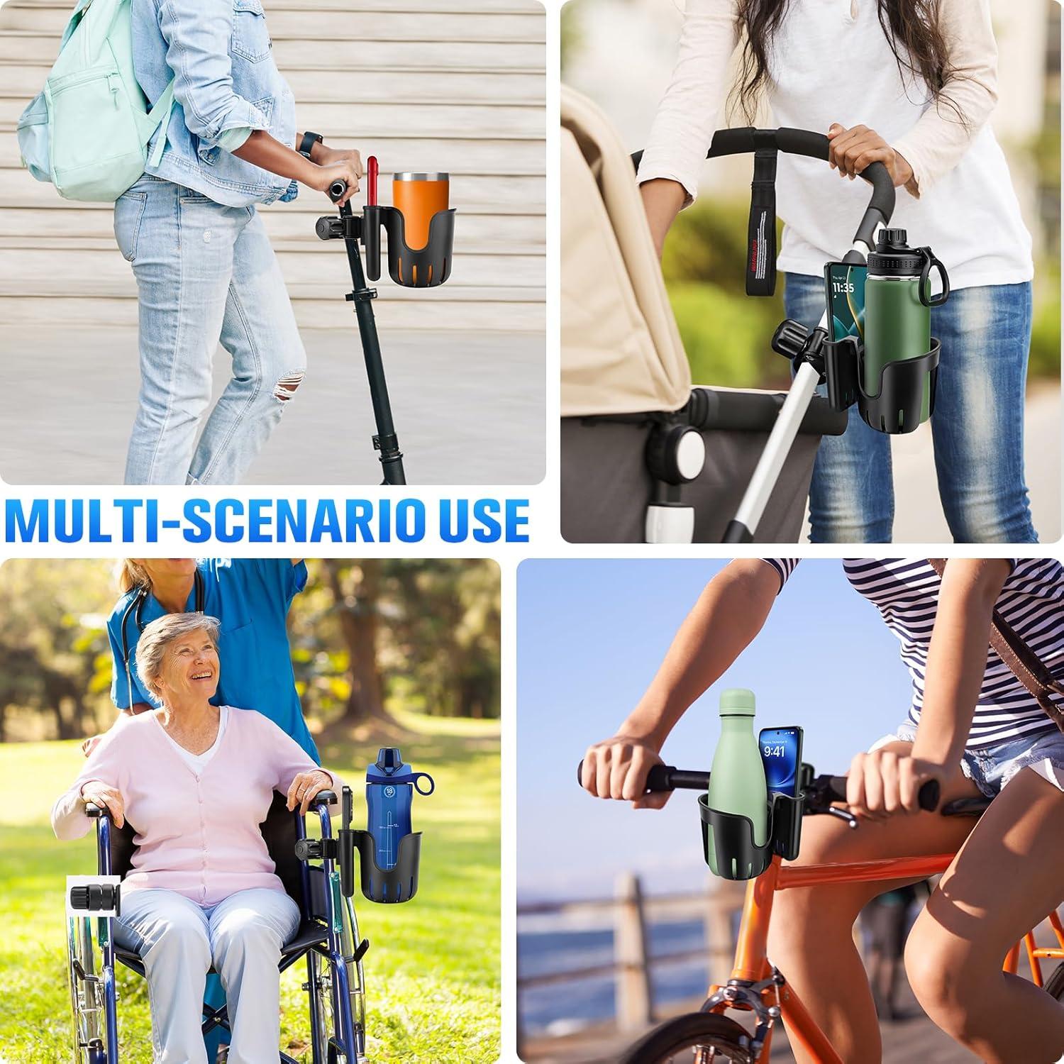 Soporte para Taza y Teléfono TSAKBAM TB-018 Negro Universal