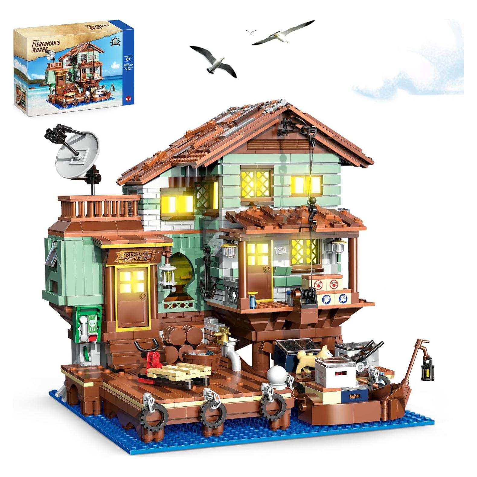 Kit de Construcción Casa Muelle del Pescador - 2046 Piezas