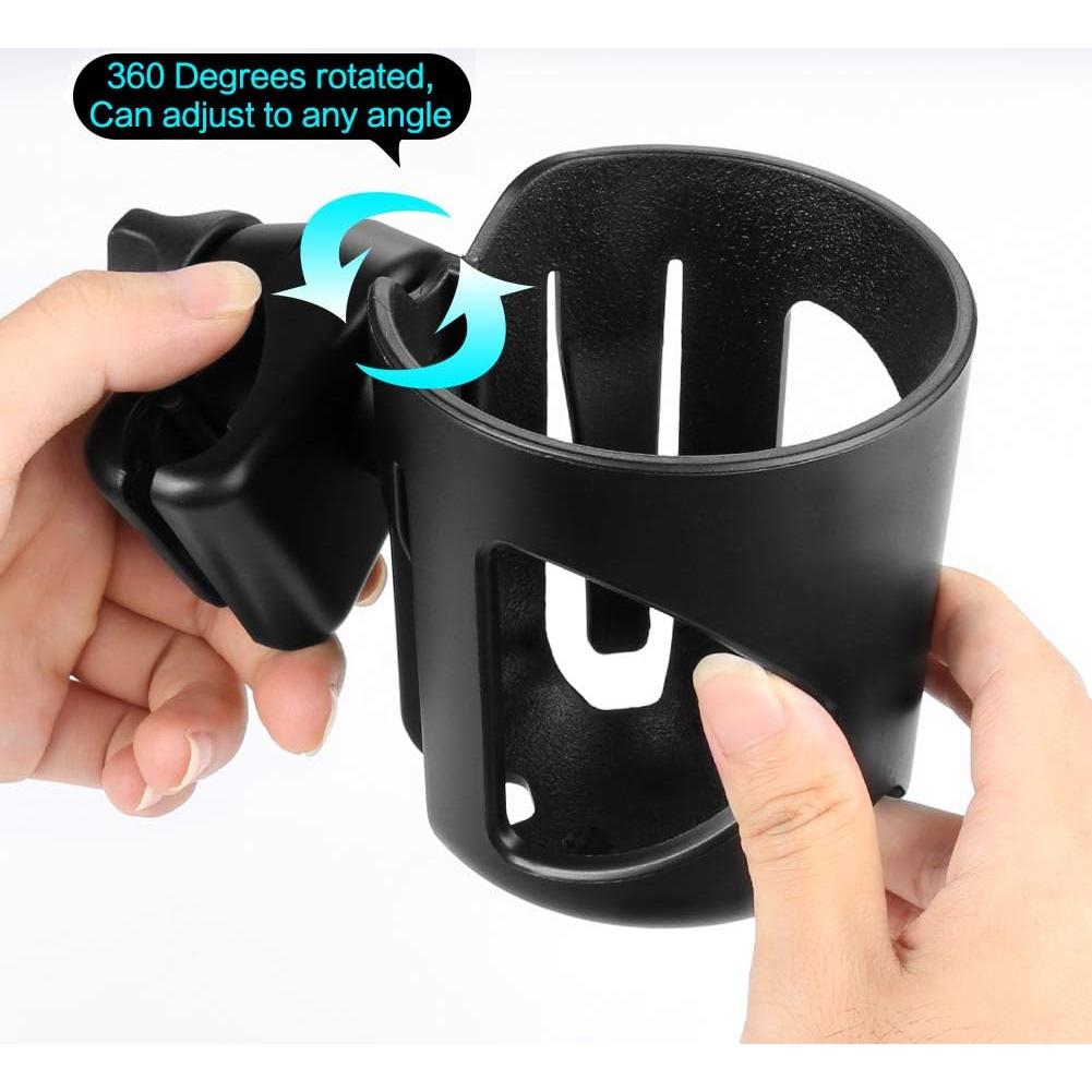 Soporte para Taza Universal Accmor Negro para Silla de Ruedas