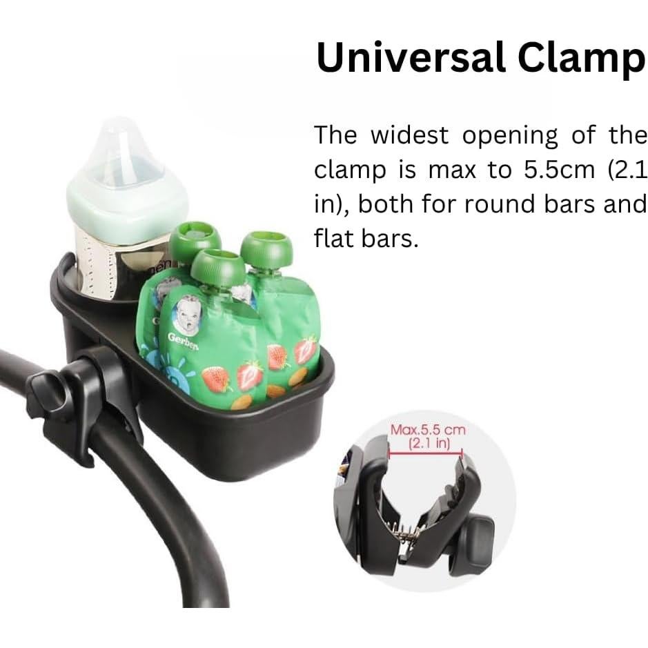 Bandeja Universal para Snacks LUFFCABO con Soporte para Vaso