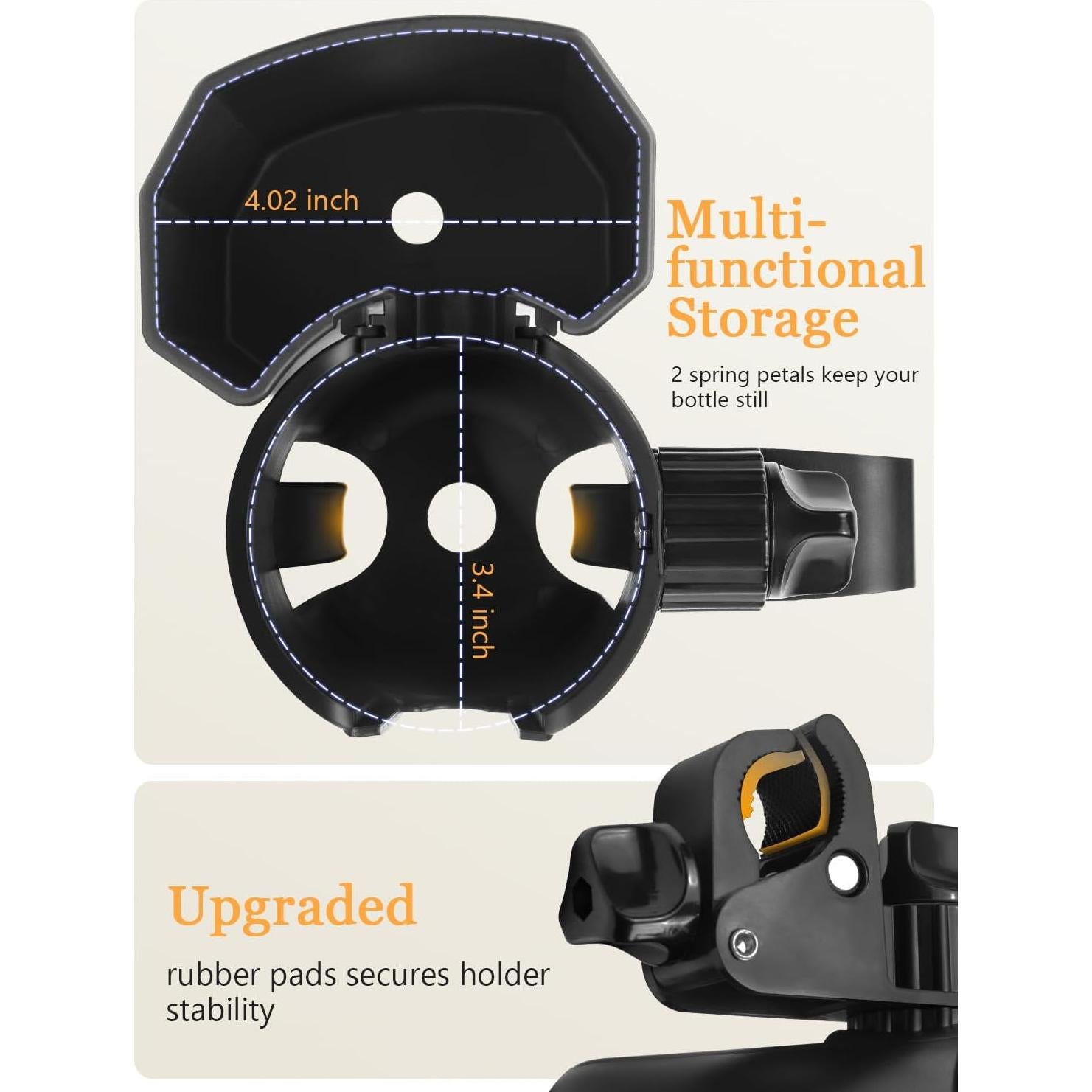 Soporte Universal para Tazas UMBEIBEI con Clip Rotativo 360°