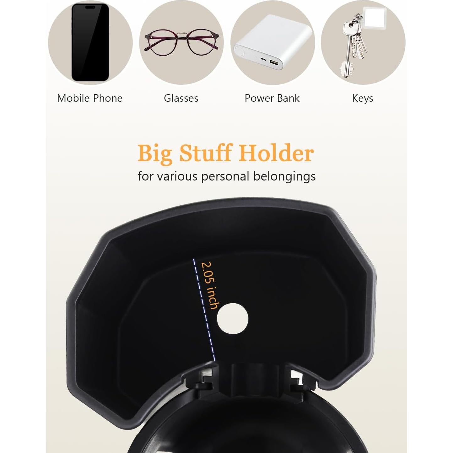 Soporte Universal para Tazas UMBEIBEI con Clip Rotativo 360°