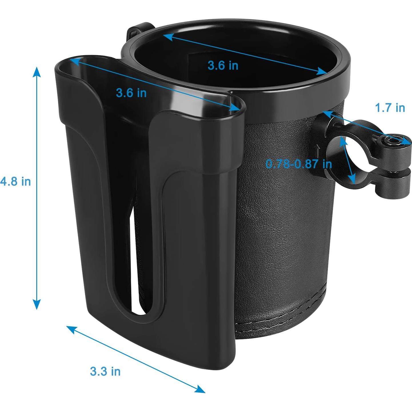 Soporte para Taza de Bicicleta Accmor 3 en 1 Negro
