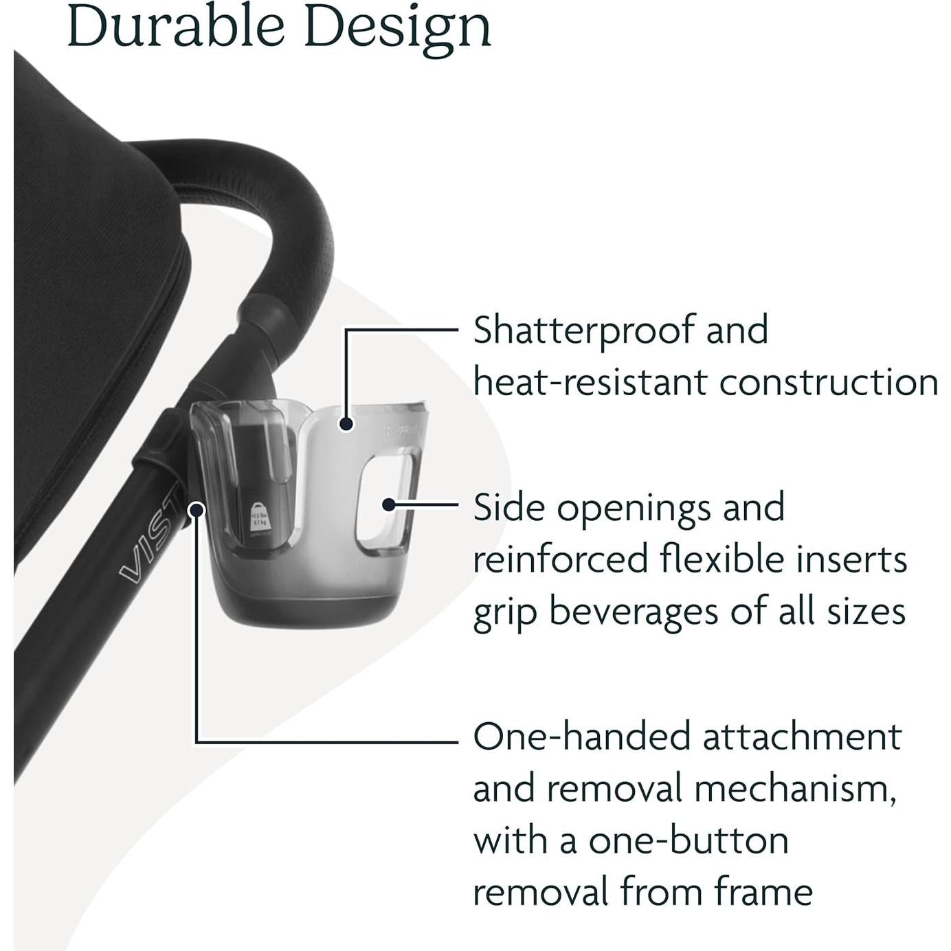 Soporte para Tazas UPPAbaby para Carritos Vista, Cruz, Minu