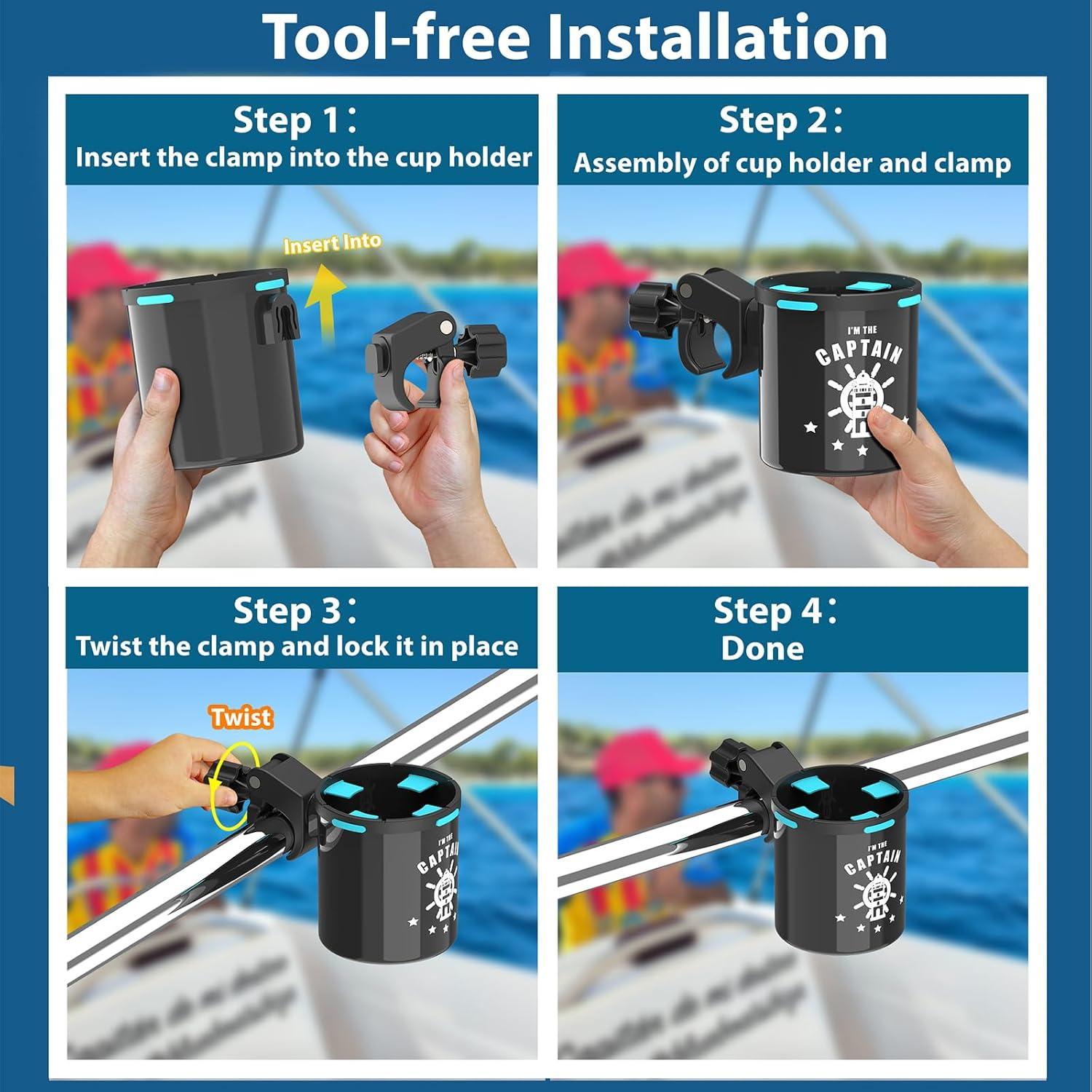 Soporte para Tazas de Barco Botepon - Antideslizante 9.4 cm
