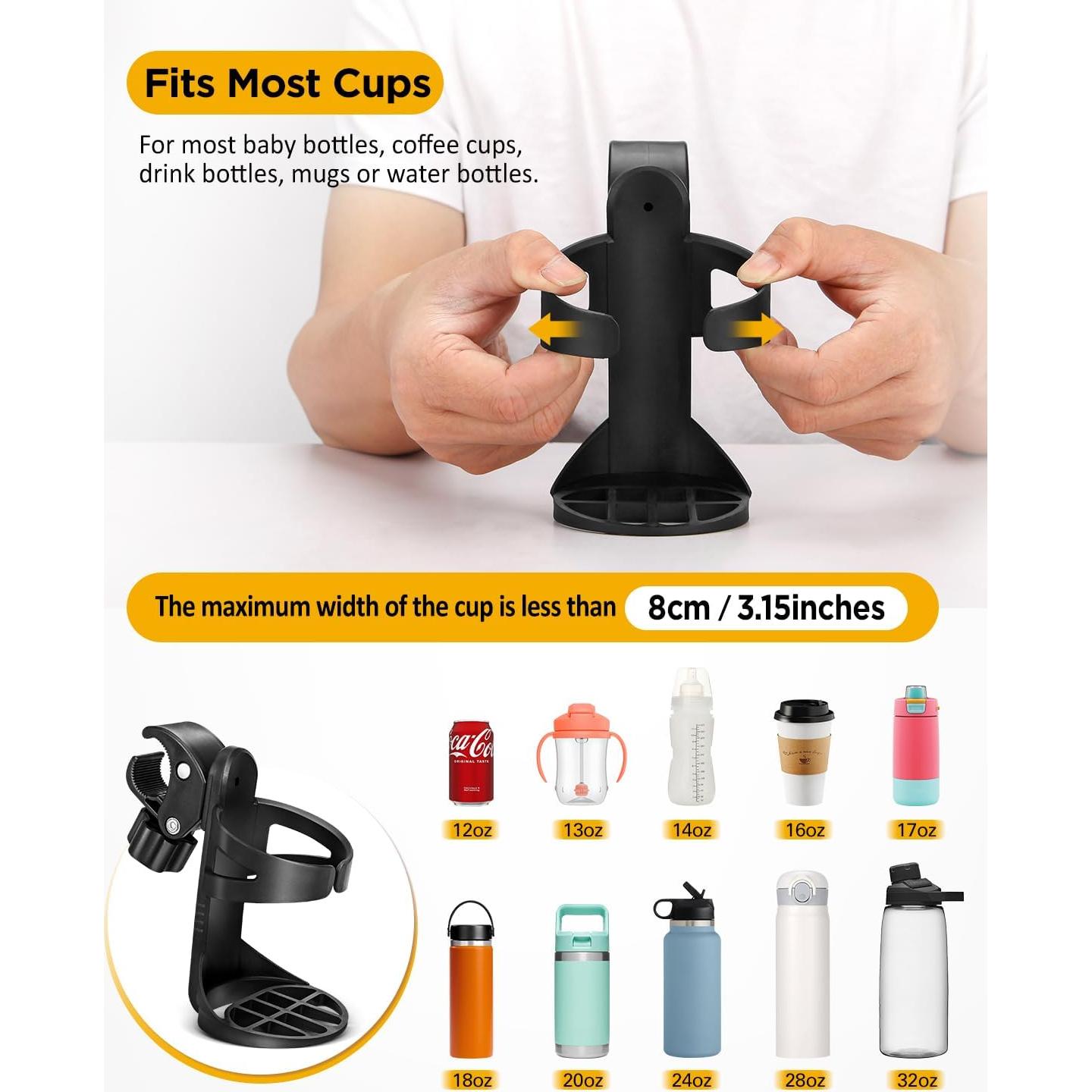 Soportes Universales para Tazas BUNDLEPRO - 2 Piezas