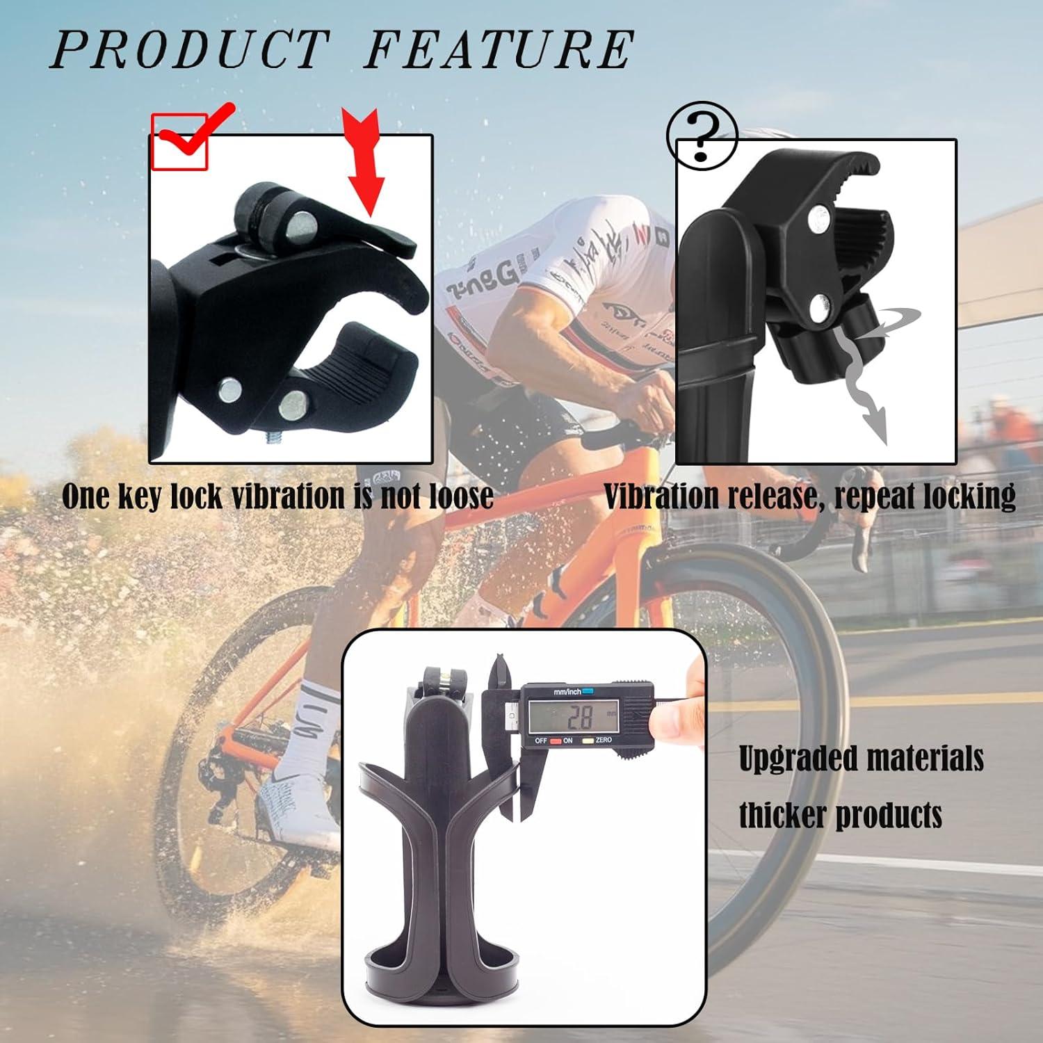 Soporte para Taza Universal NCGDPZY Negro - Paquete de 2