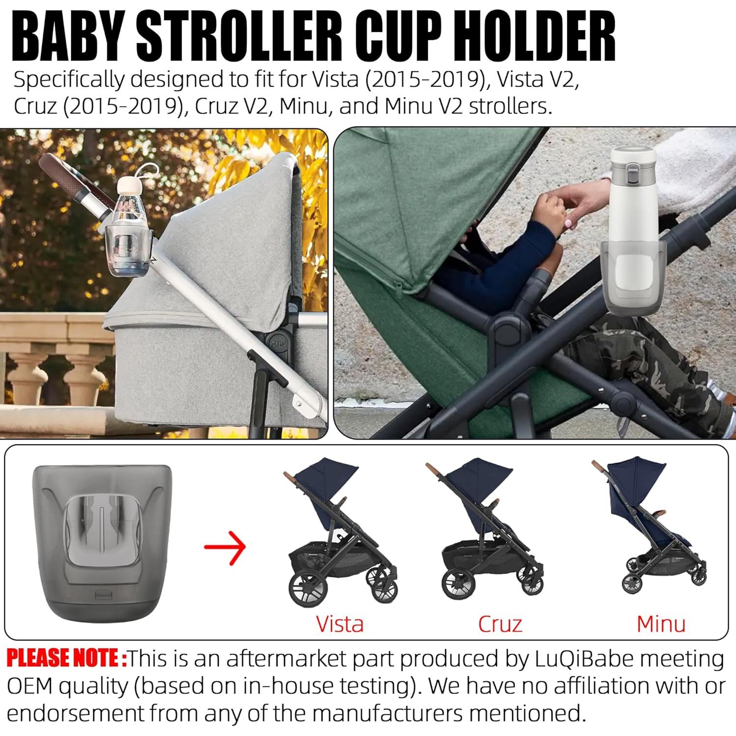 Soporte para Taza de Cochecito LuQiBabe Compatible Uppa-Baby