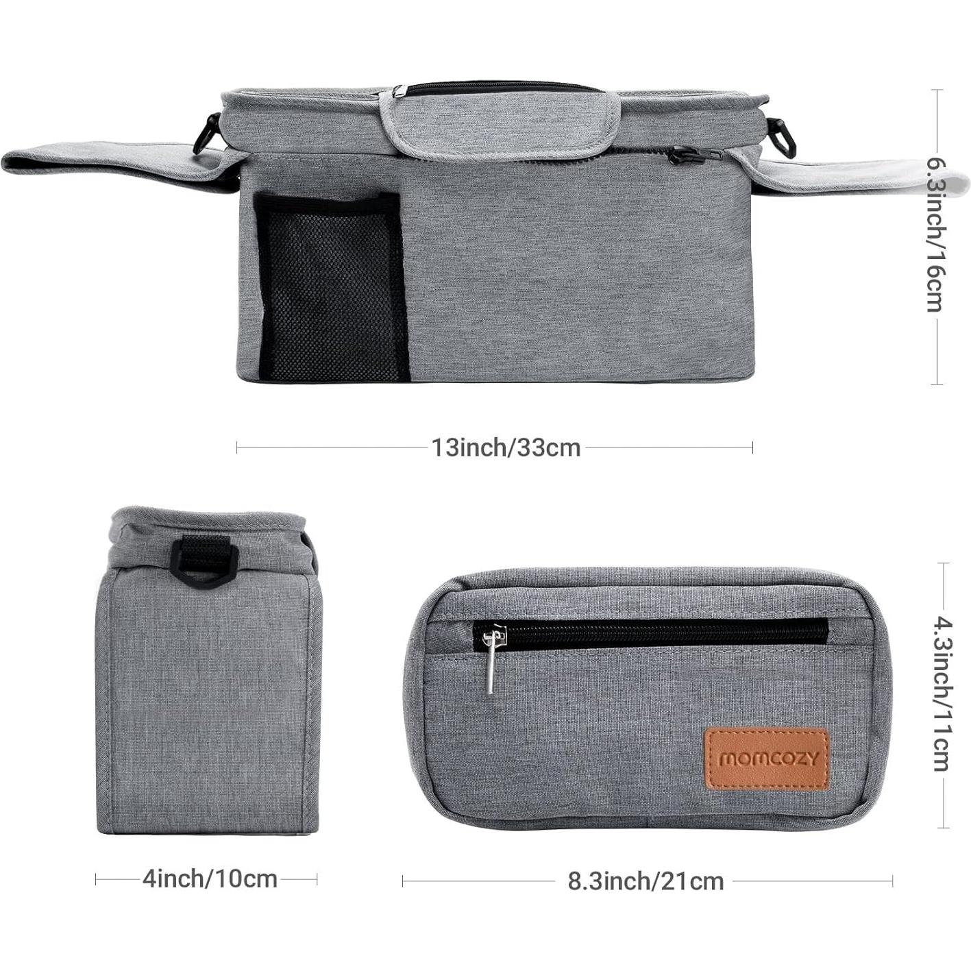 Organizador para Cochecito Momcozy con Soporte para Vaso y Correa