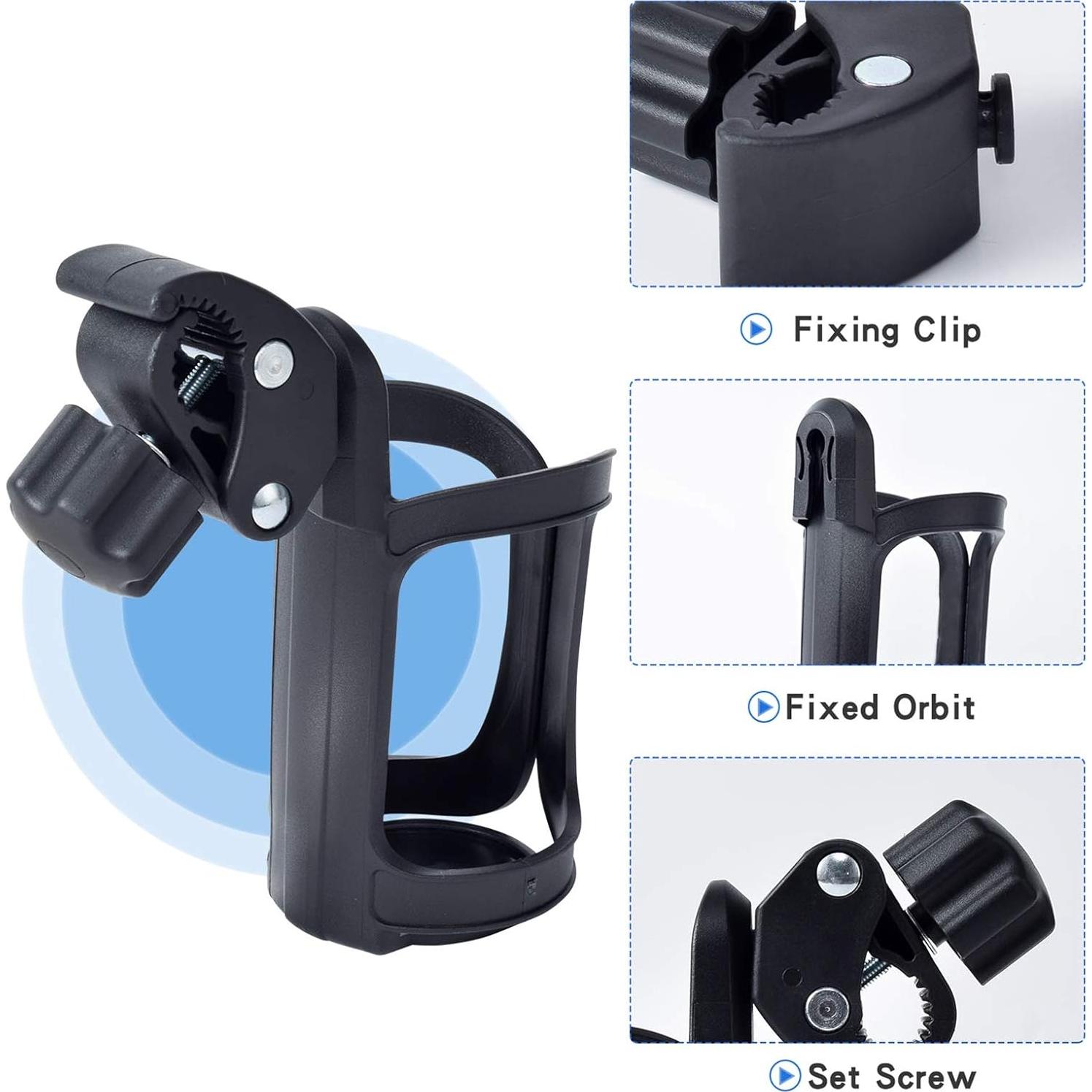 Soporte para Tazas Eucredy Universal para Bicicleta y Andador