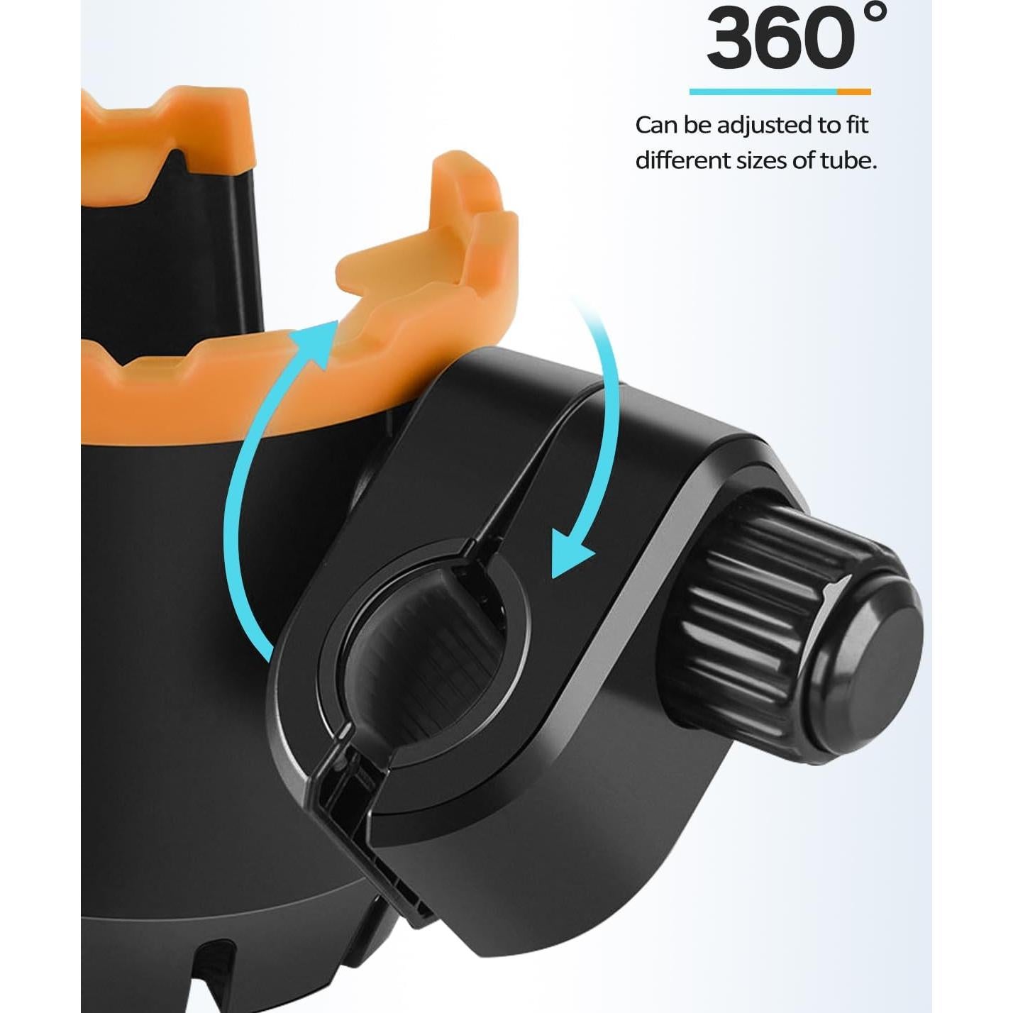 Soporte para Tazas Xislet 2 en 1 con Soporte para Teléfono - Naranja