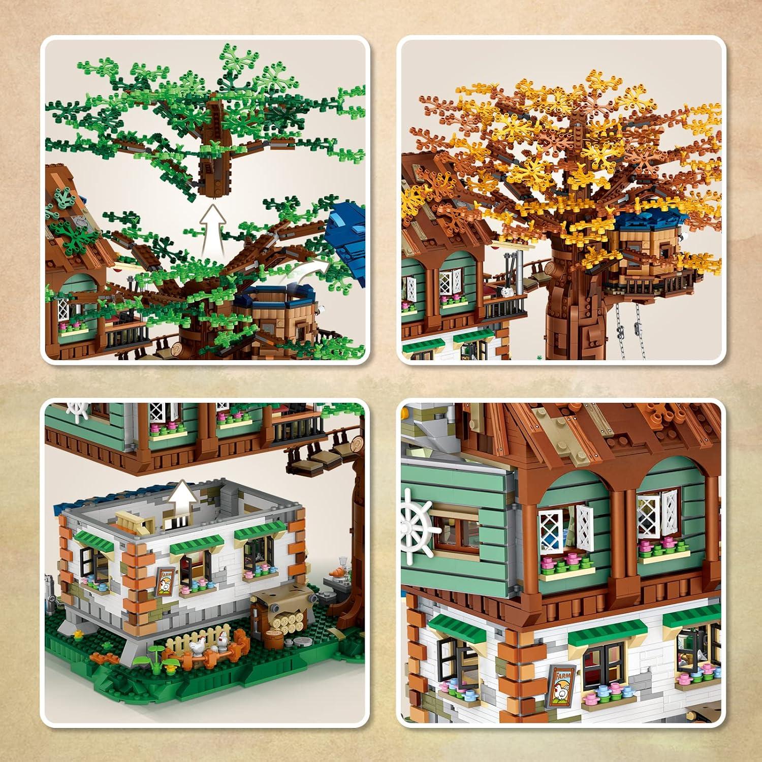 Juego de Bloques Casa del Árbol Shantou 4761 Piezas Adultos