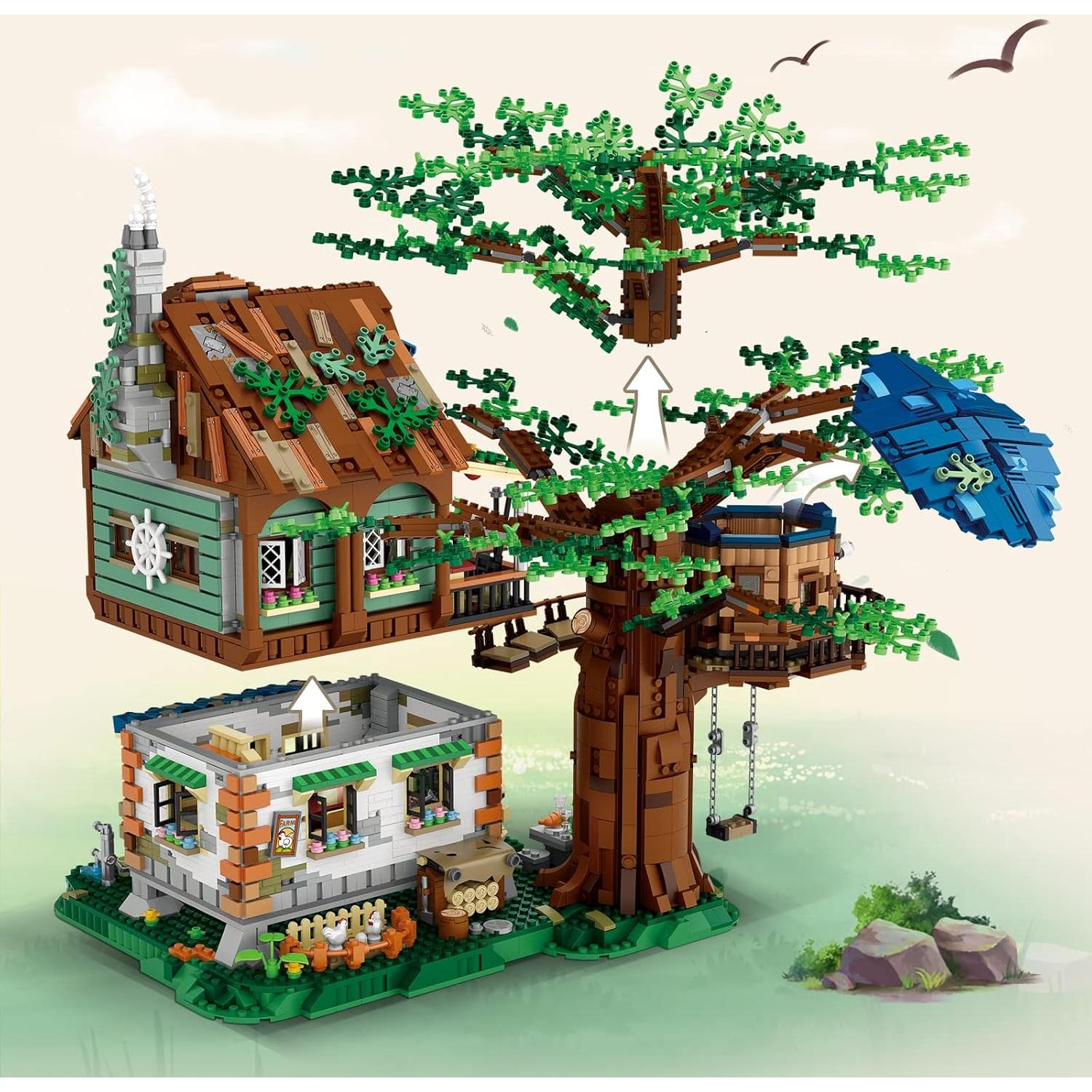 Juego de Bloques Casa del Árbol Shantou 4761 Piezas Adultos