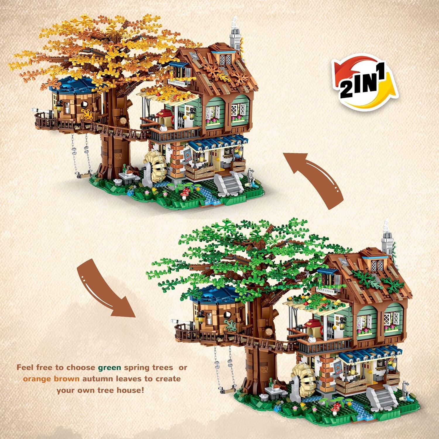 Juego de Bloques Casa del Árbol Shantou 4761 Piezas Adultos