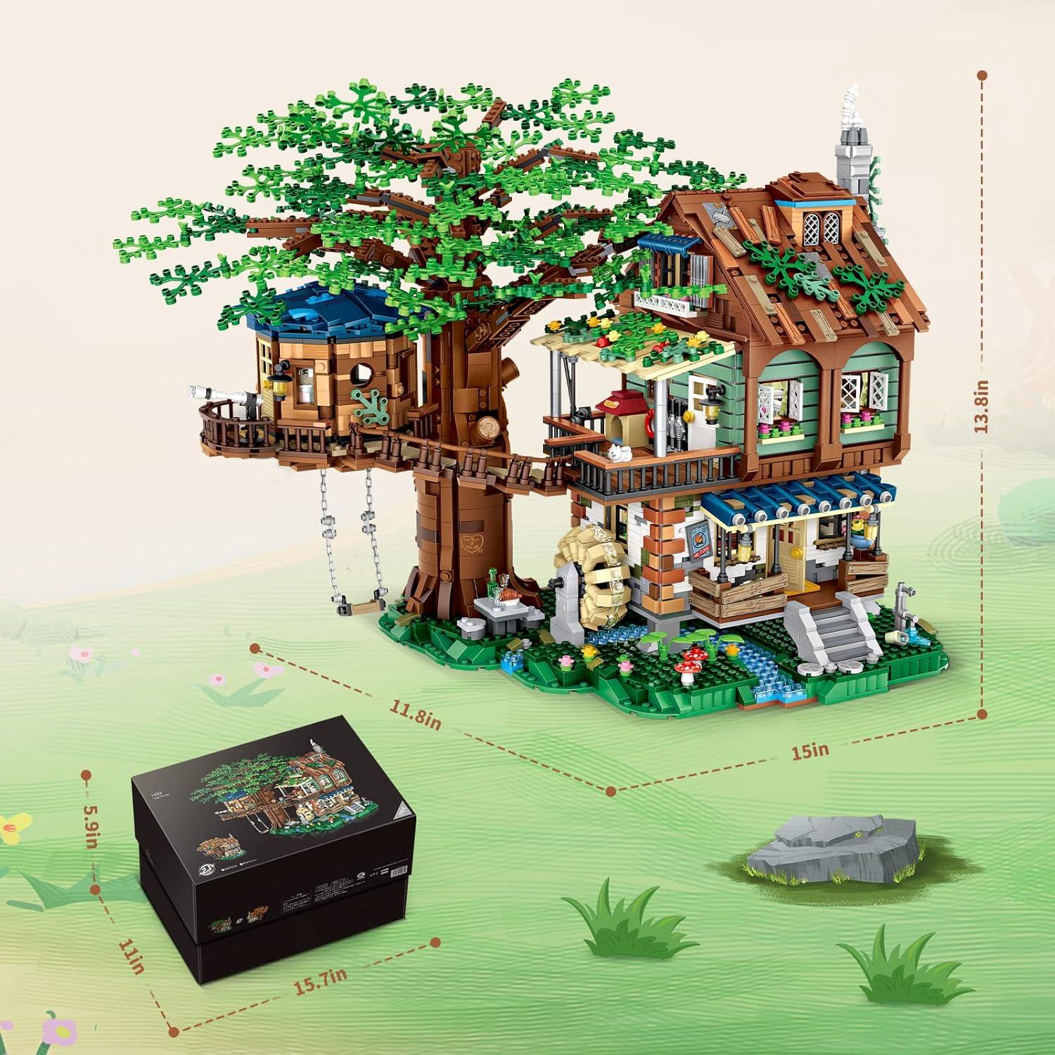 Juego de Bloques Casa del Árbol Shantou 4761 Piezas Adultos