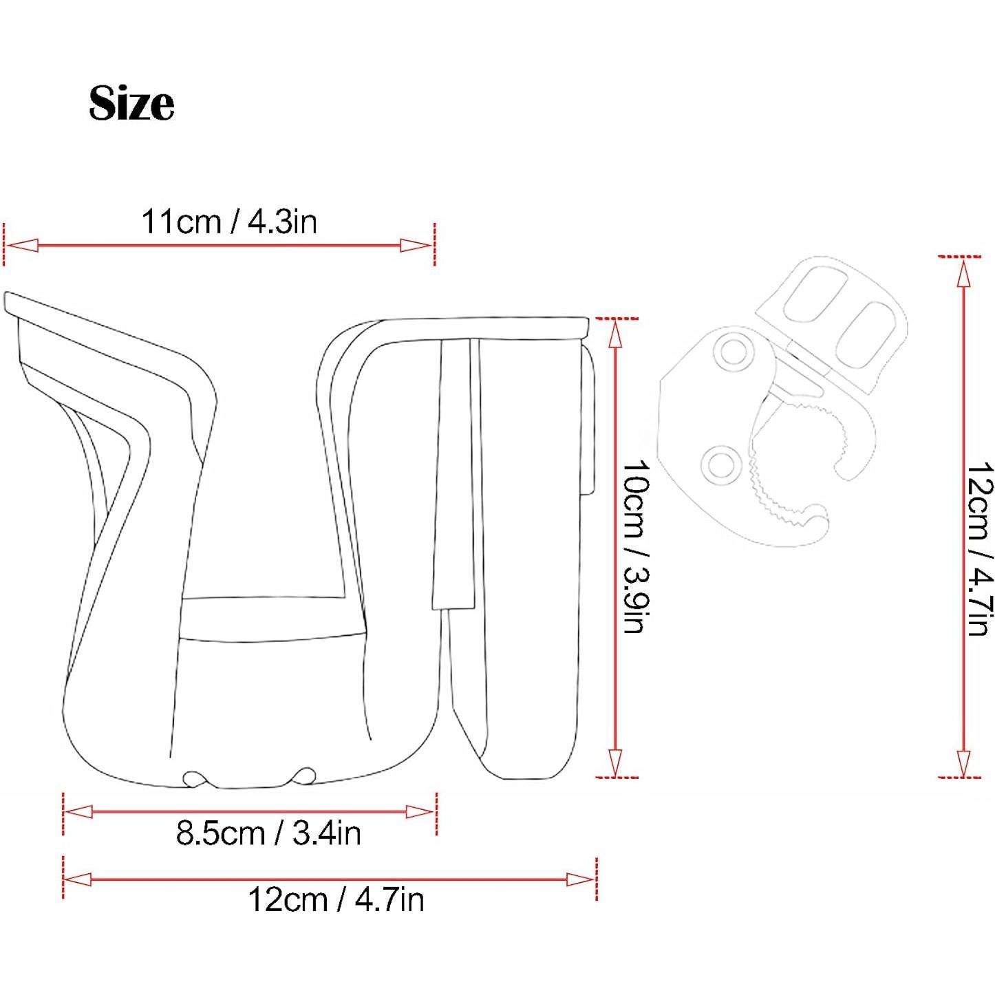 Soporte Universal para Tazas y Teléfono Yziixi - Negro