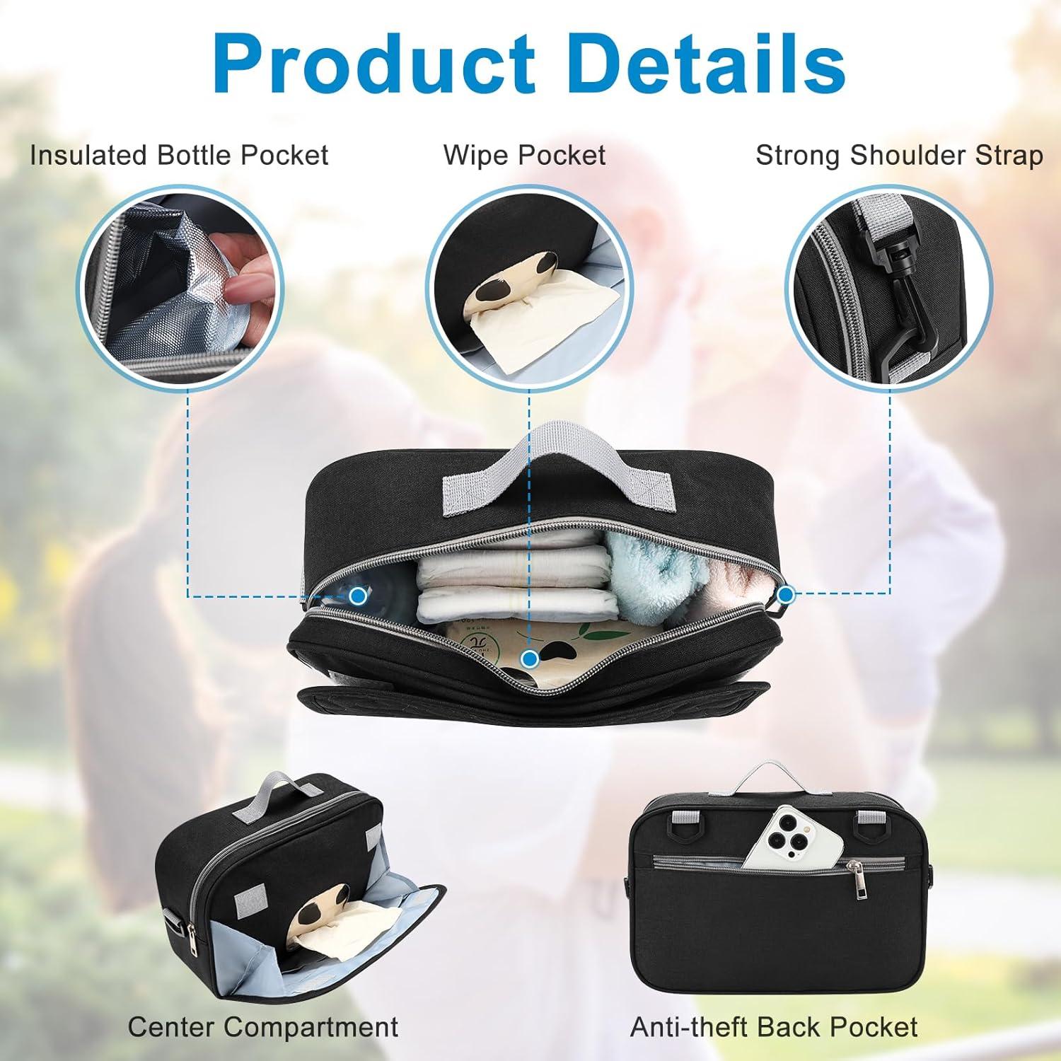 Organizador de Carrito Accmor AC8481 Negro con Compartimento Aislado