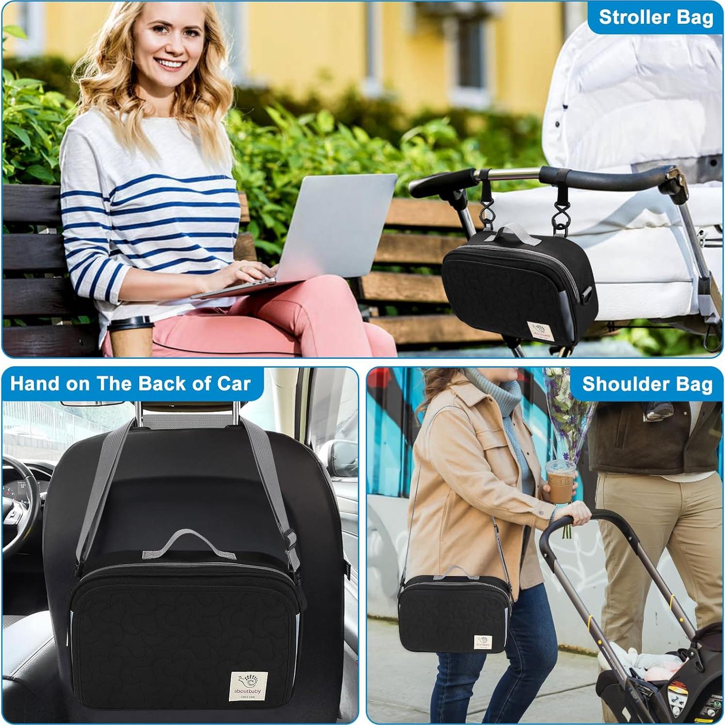 Organizador de Carrito Accmor AC8481 Negro con Compartimento Aislado