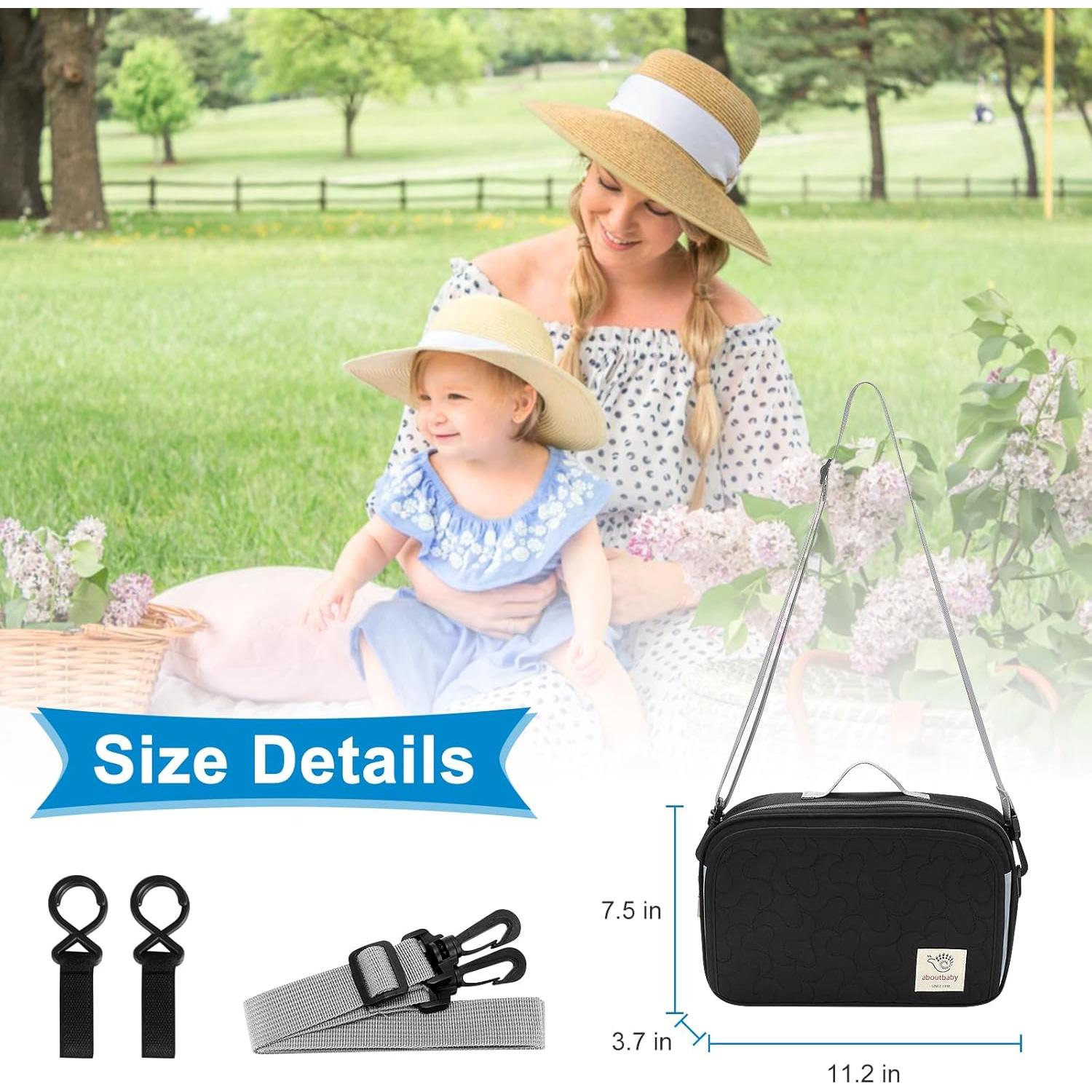 Organizador de Carrito Accmor AC8481 Negro con Compartimento Aislado