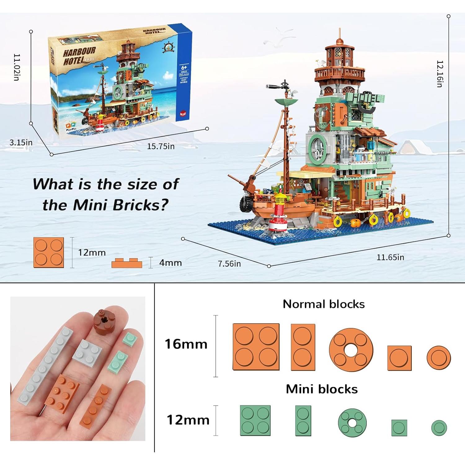 Kit de Construcción Hotel Puerto Shantou 2142 Piezas