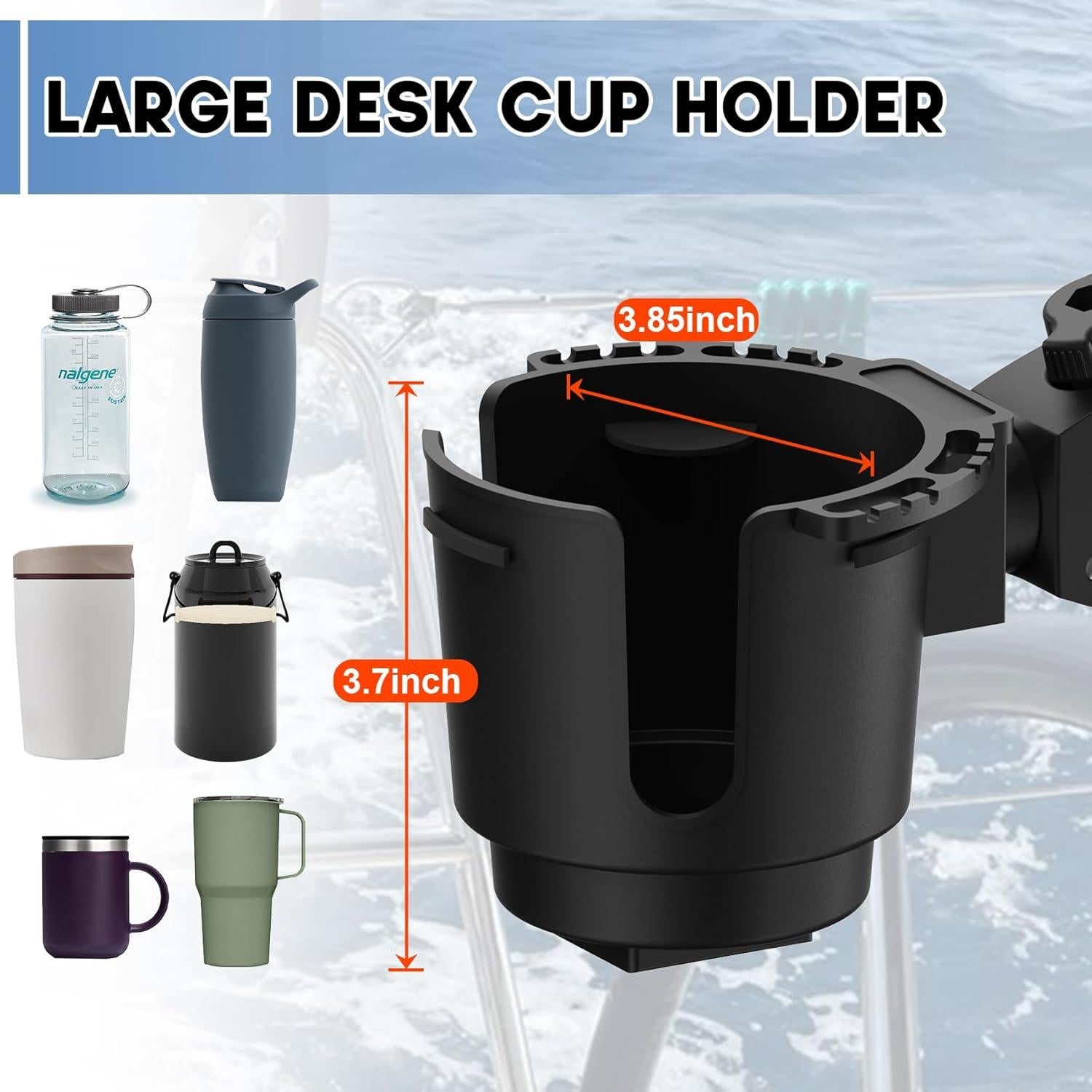 Soporte para Tazas de Barco OFDISUPY Ajustable 20-40mm
