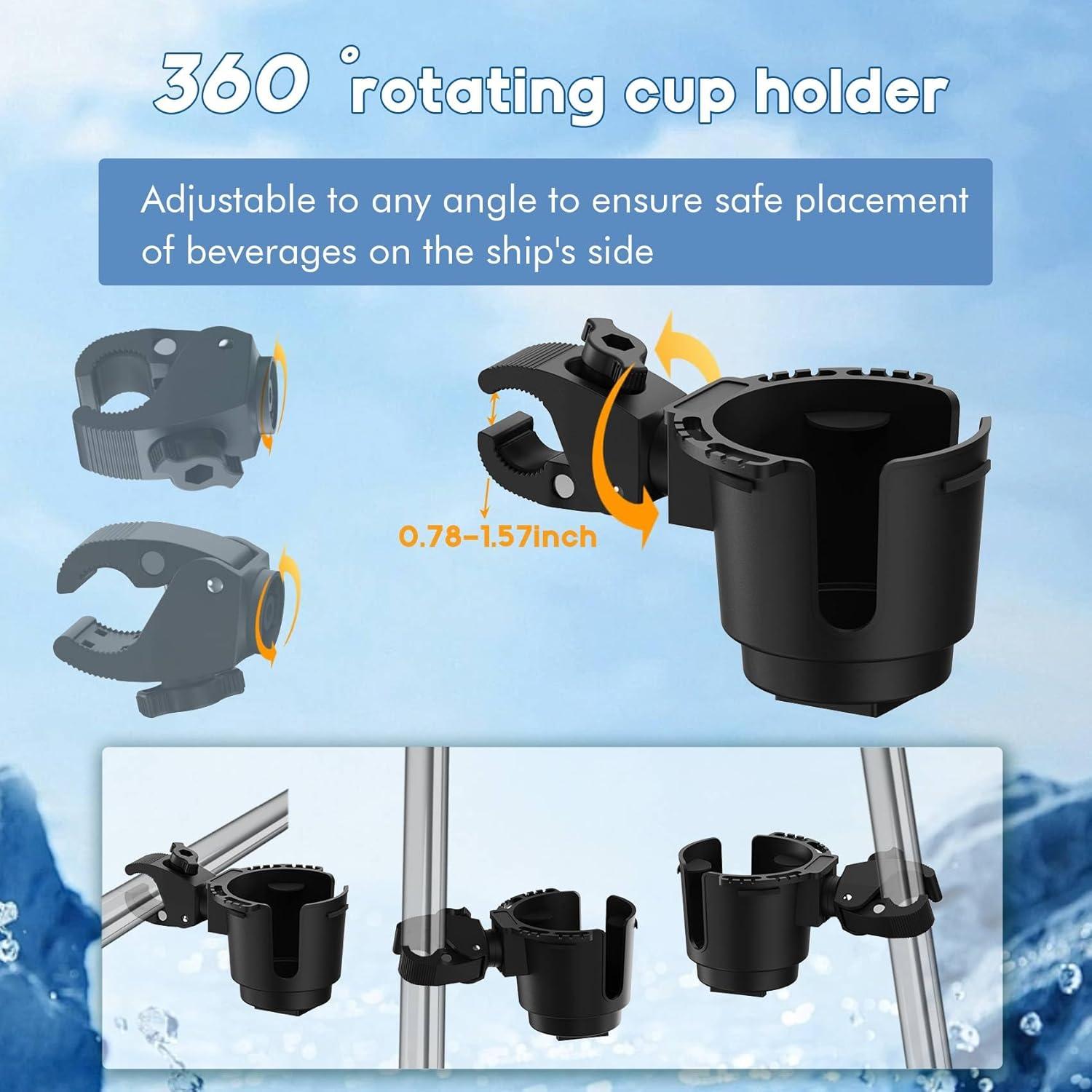 Soporte para Tazas de Barco OFDISUPY Ajustable 20-40mm