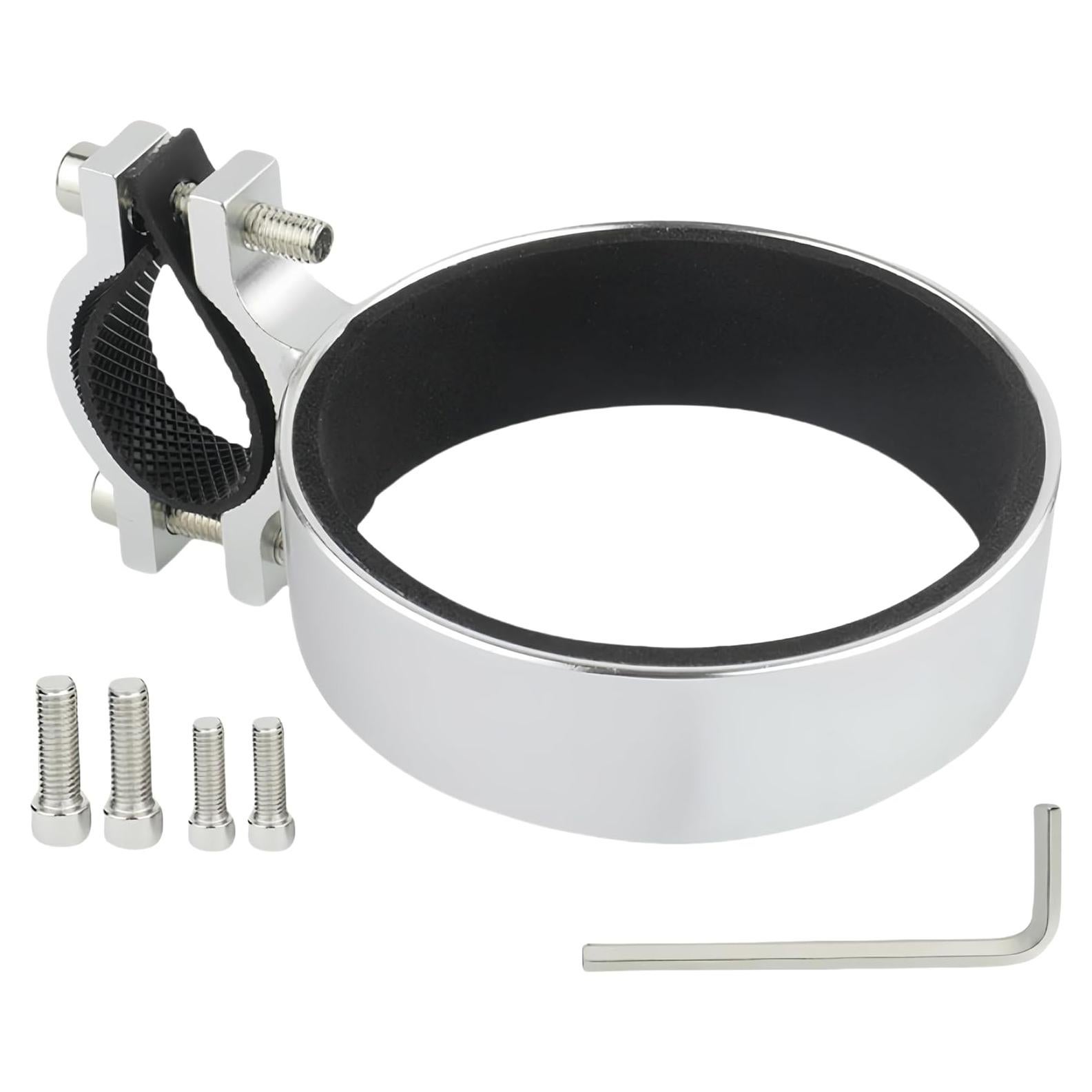 Soporte para Taza de Manillar UIVXXUD Aluminio Plata 78mm