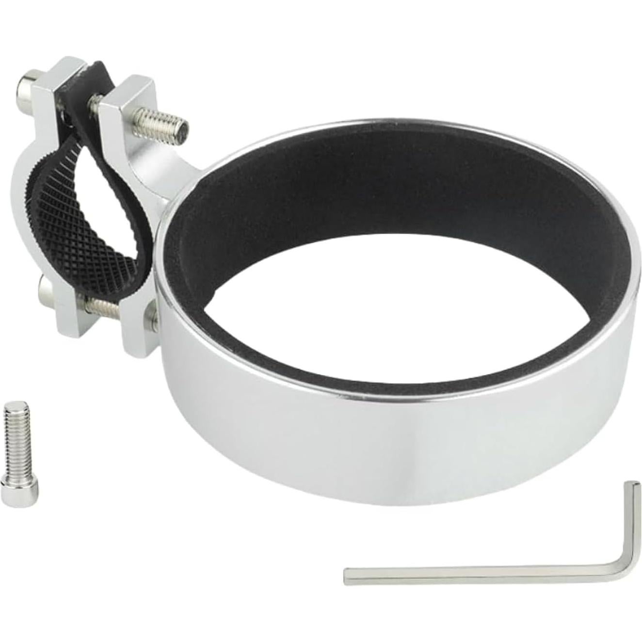 Soporte para Taza de Manillar UIVXXUD Aluminio Plata 78mm